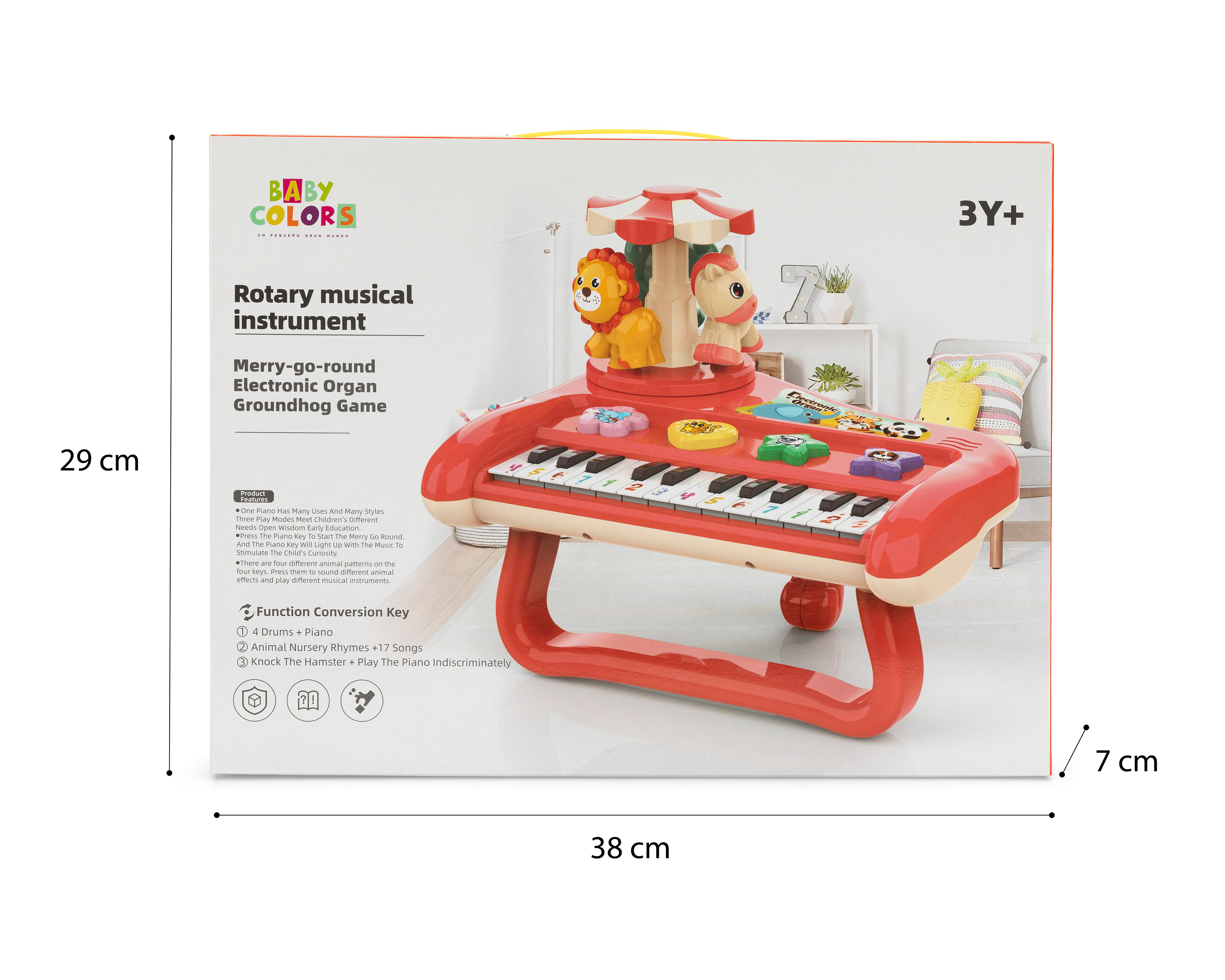 Foto 4 pulgar | Piano para Bebé Baby Colors con Luces