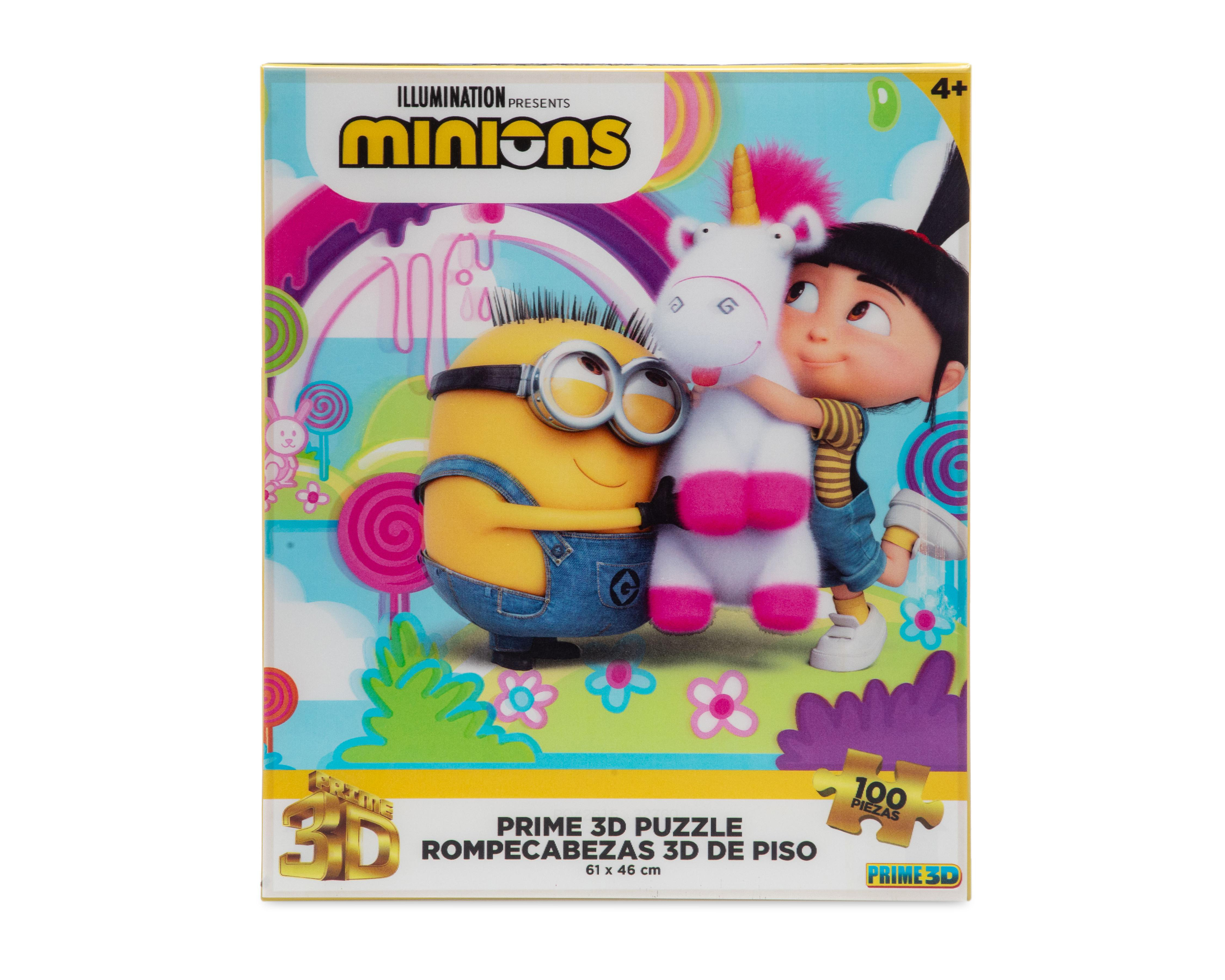 Foto 2 pulgar | Rompecabezas 3D Minions 100 Piezas