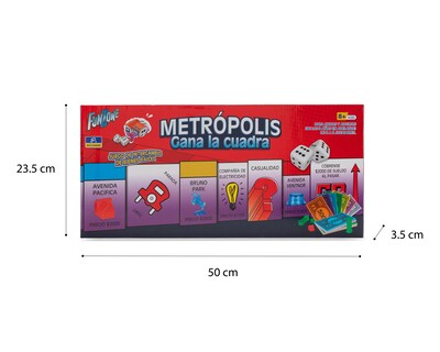 Foto 3 | Juego de Mesa Metrópolis Funzone