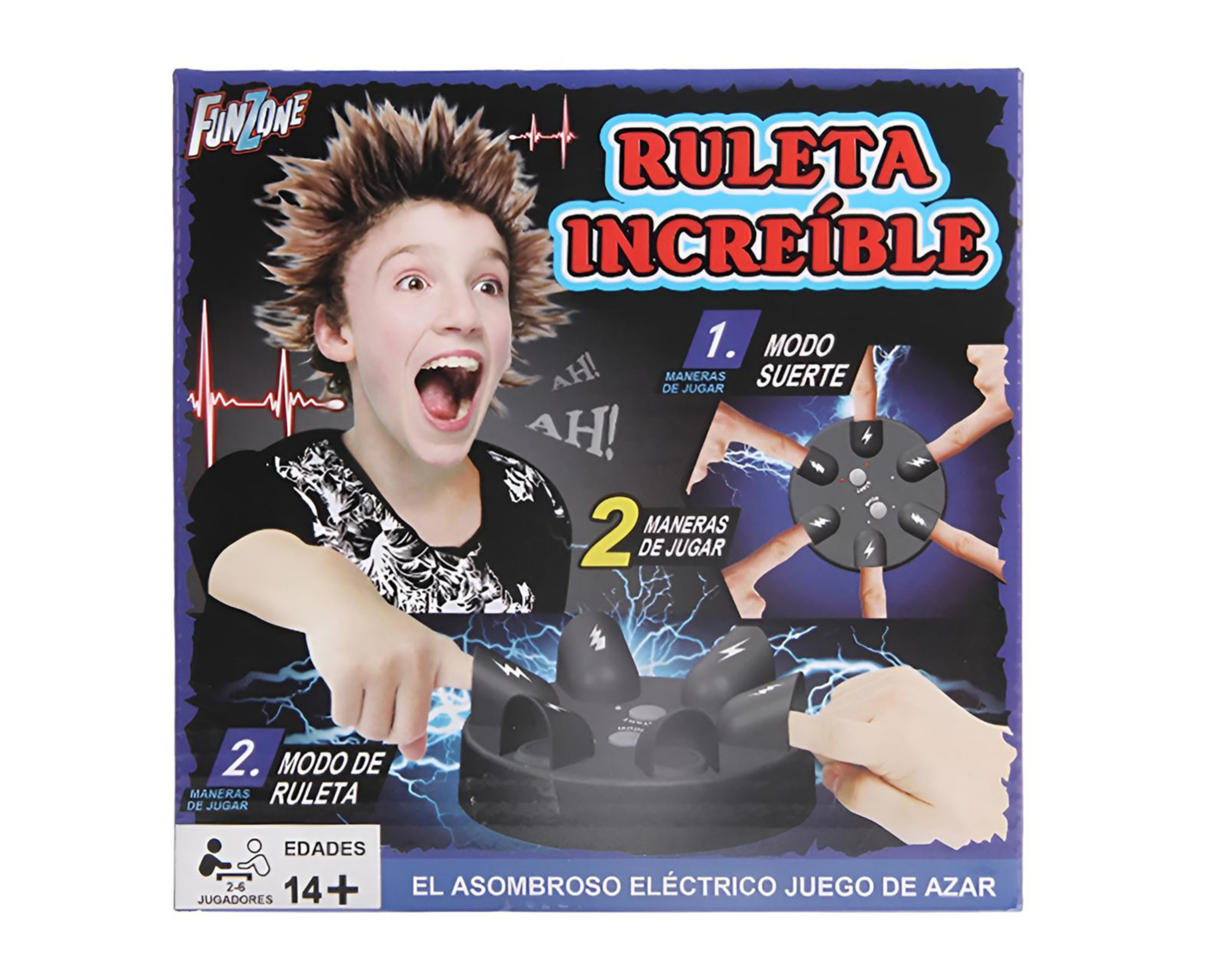 Juego de Mesa Máquina de Toques Funzone Ruleta Increíble