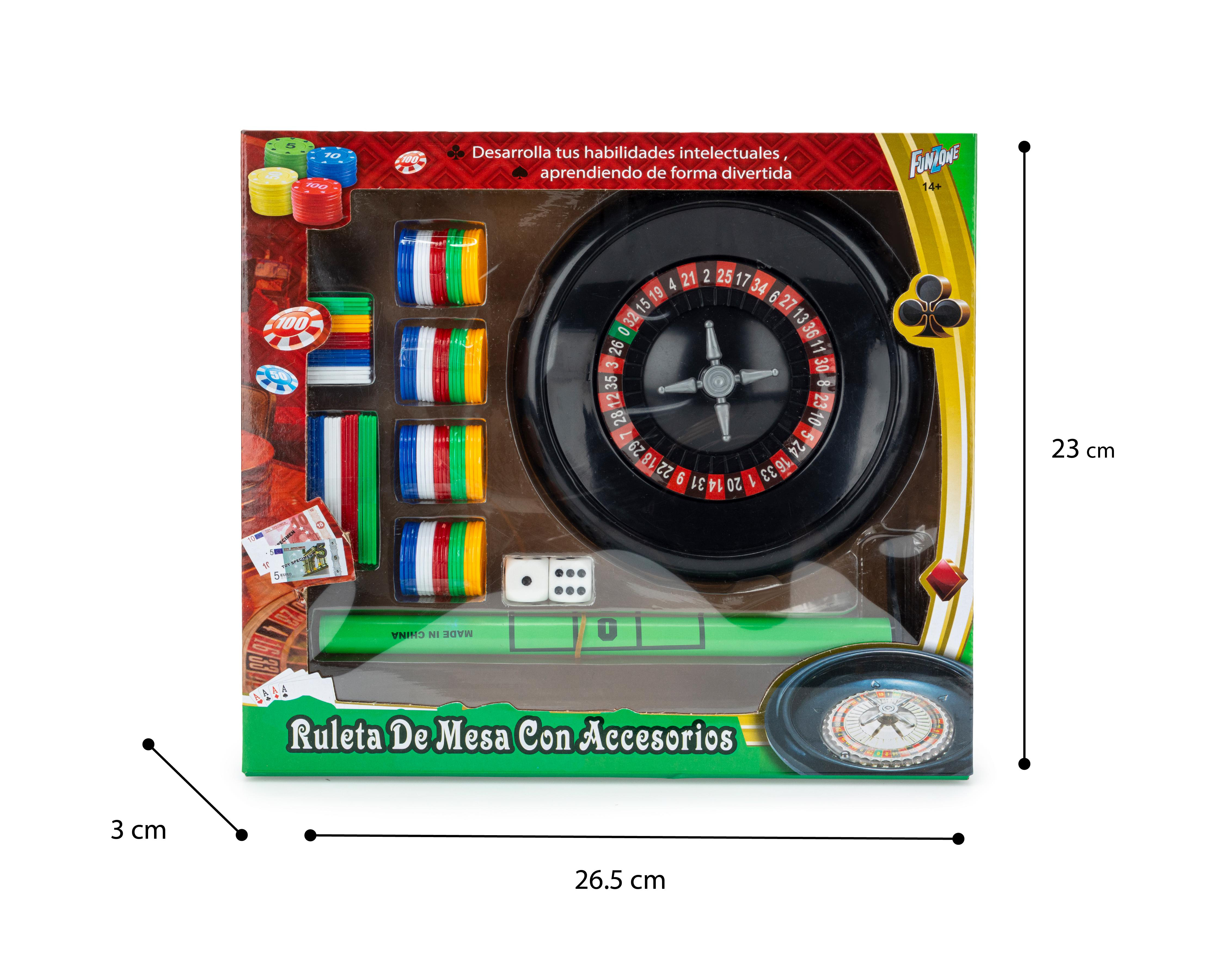 Foto 4 pulgar | Ruleta de Mesa con Accesorios Funzone