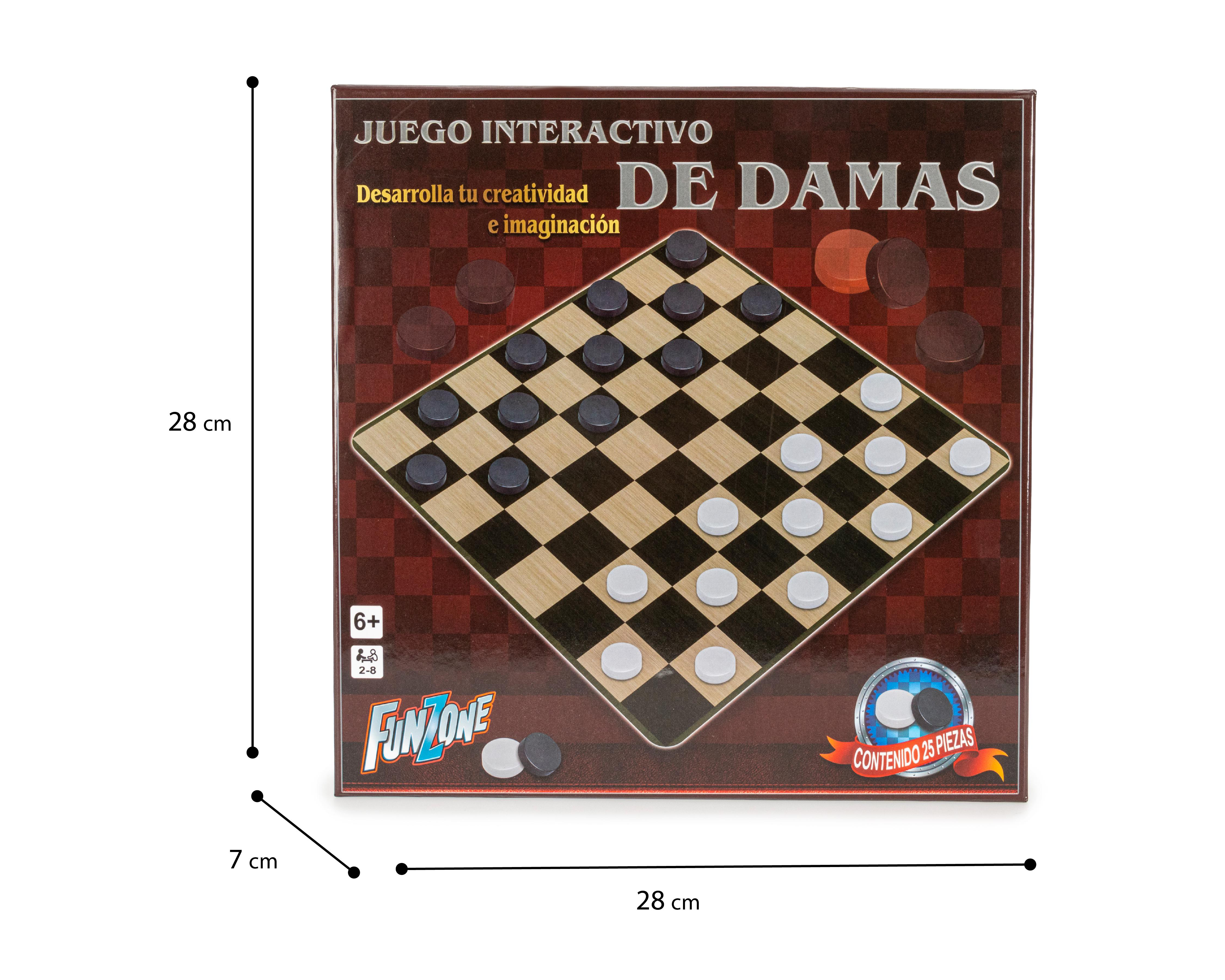 Foto 4 pulgar | Juego de Mesa de Damas Funzone