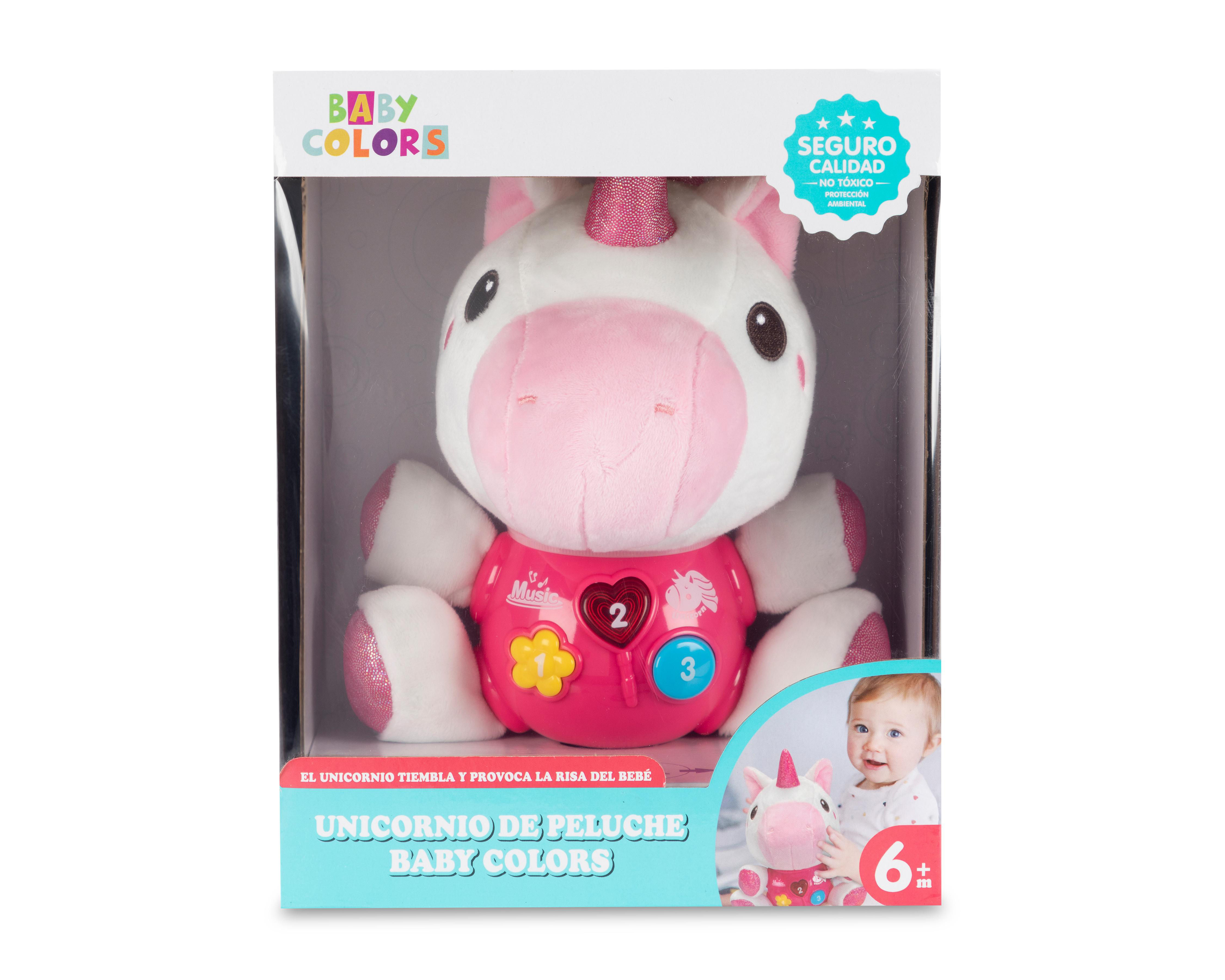 Unicornio de Peluche Baby Colors