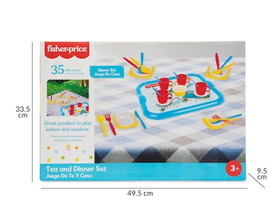 Foto 6 | Juego de Té y Cena Fisher Price con Accesorios