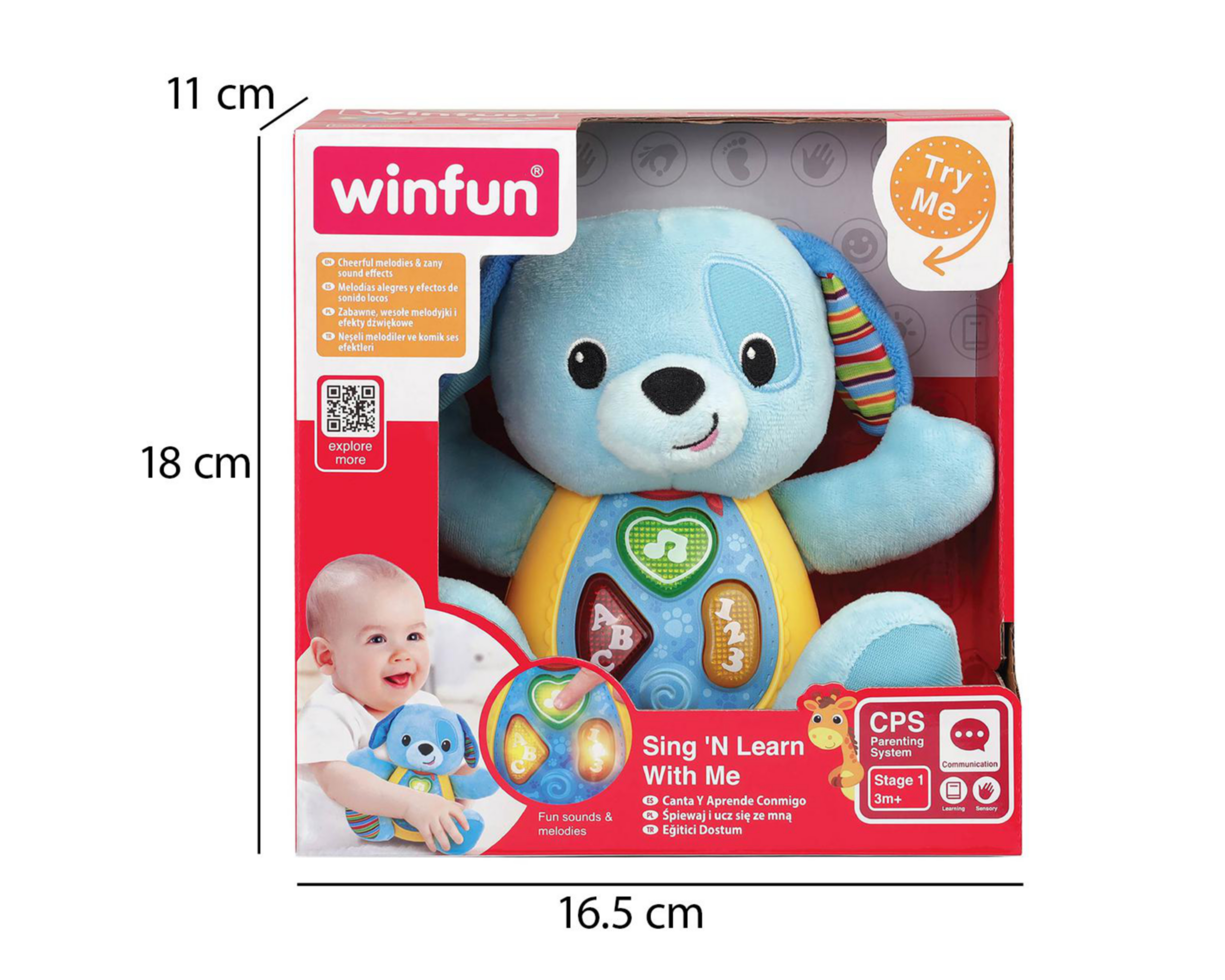 Foto 4 pulgar | Peluche para Bebé Winfun Sing and Learn With Me