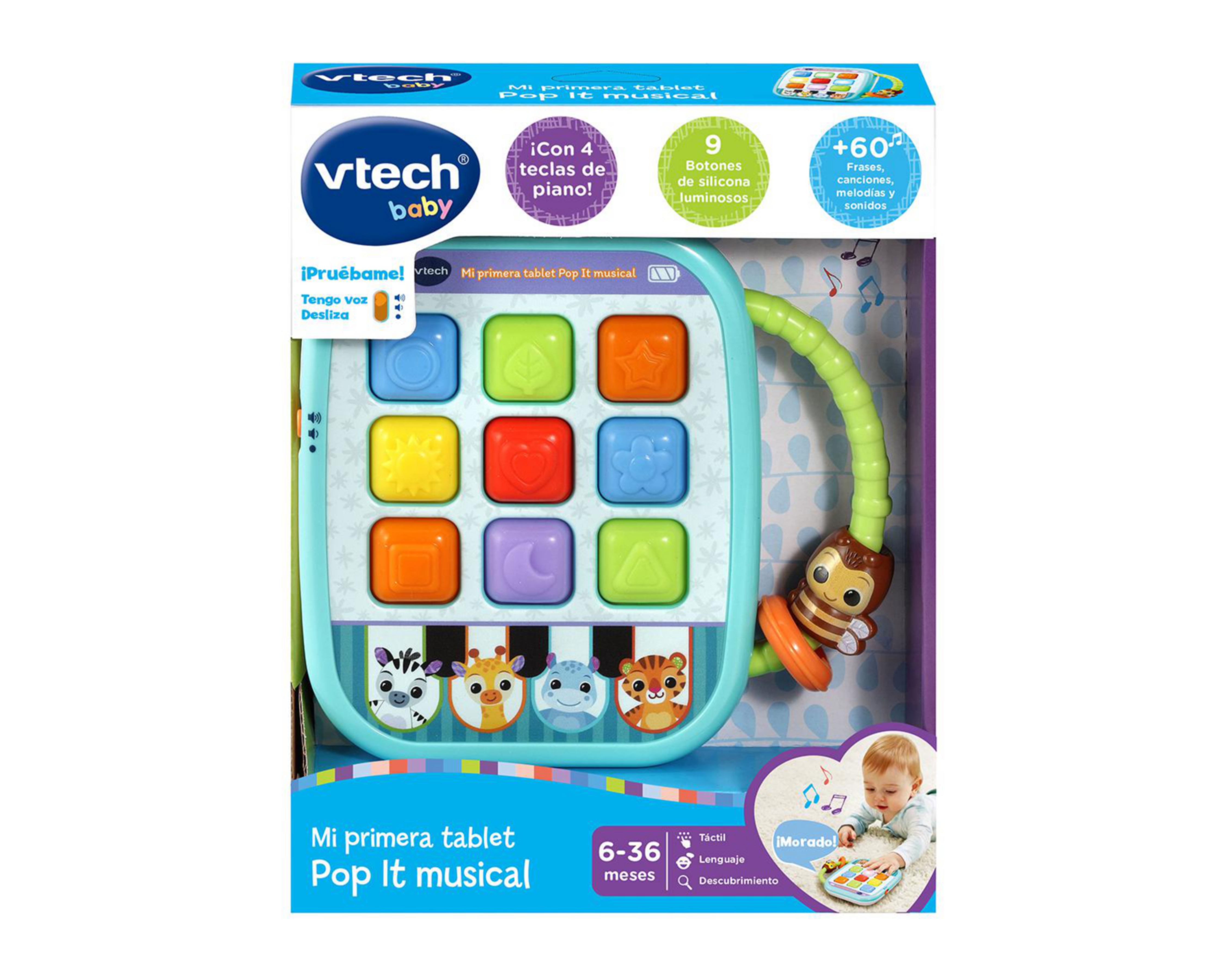 Foto 2 pulgar | Pop It Musical Vtech Mi Primera Tablet