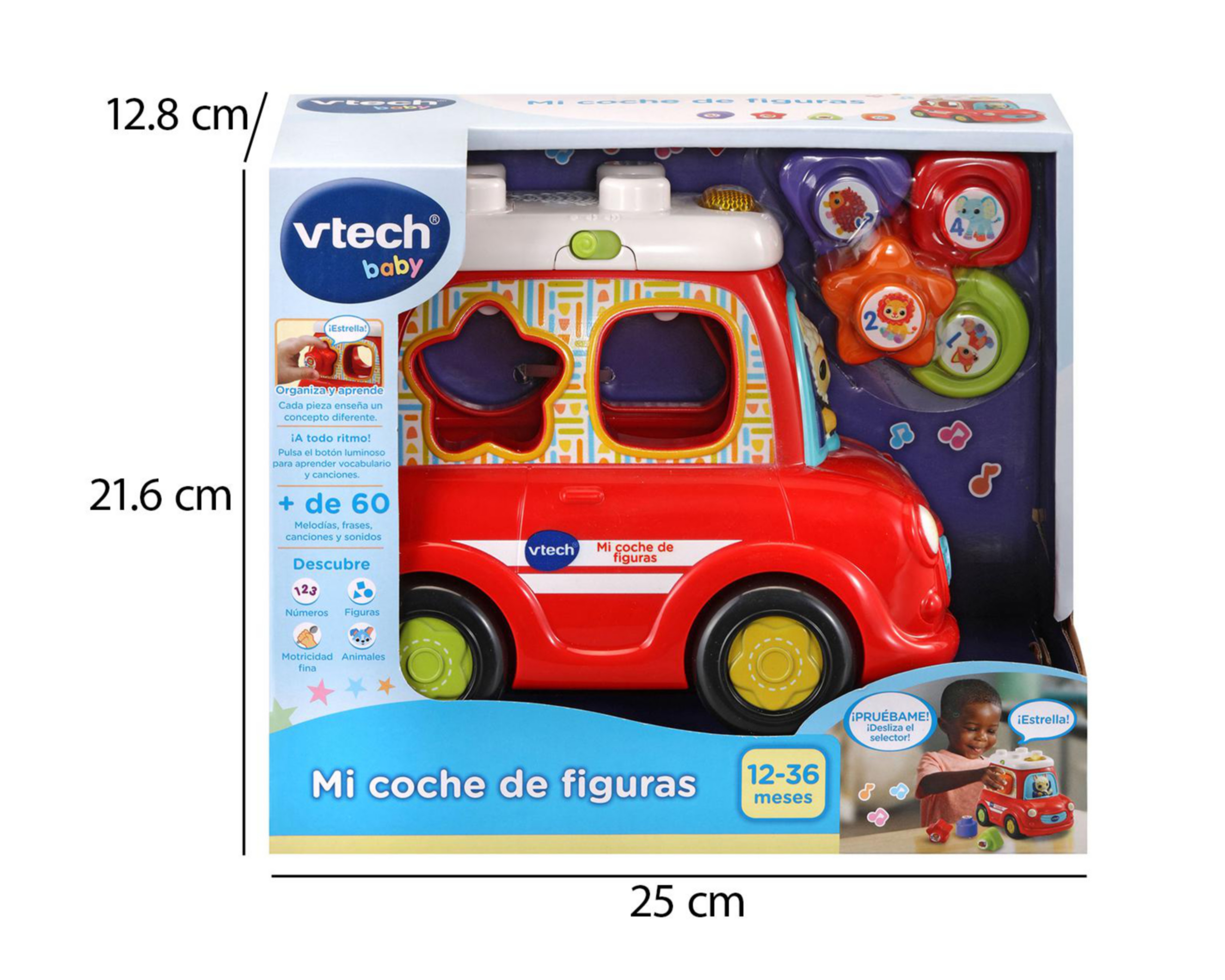 Foto 4 pulgar | Mini Coche de Figuras Vtech con Sonidos