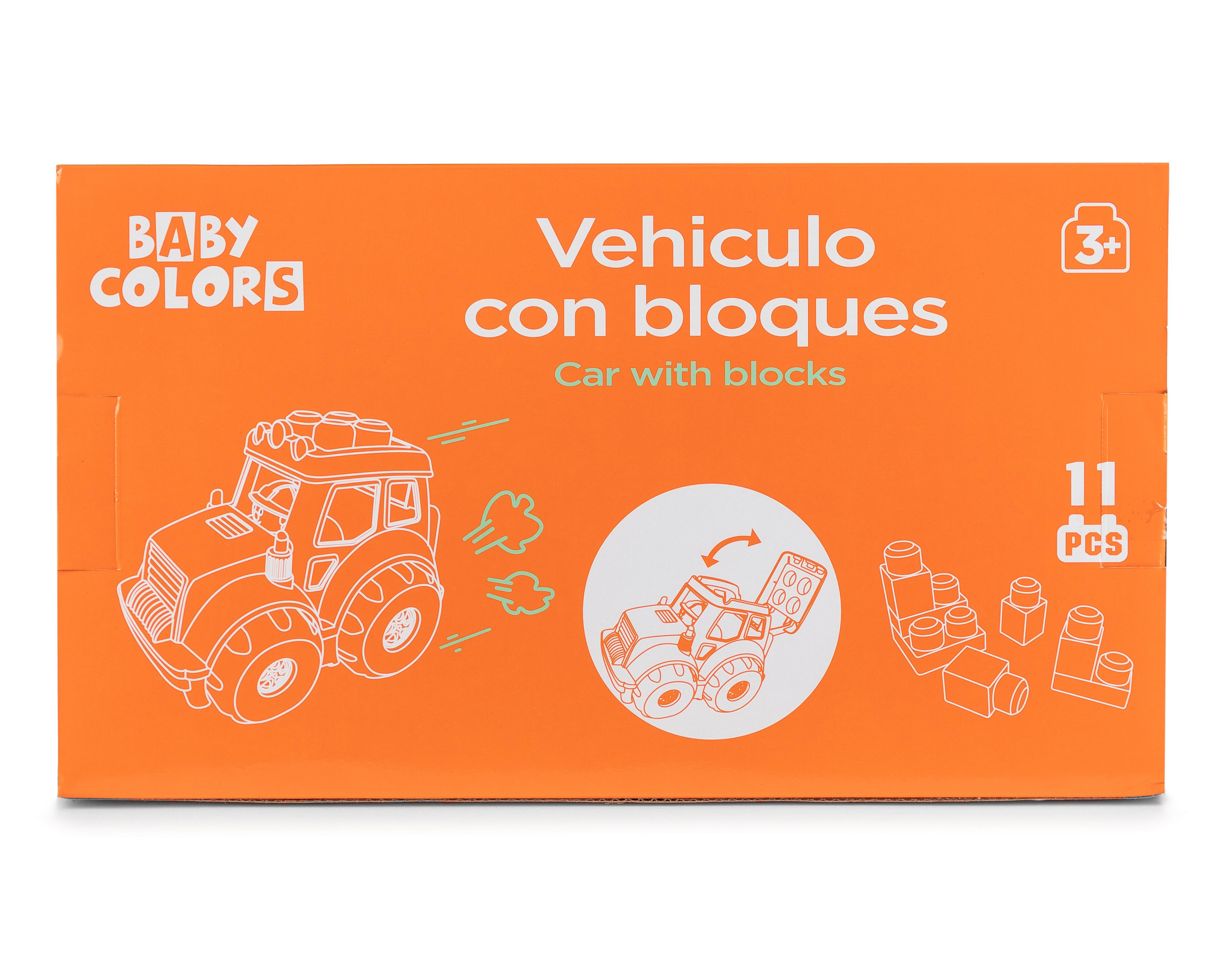 Foto 3 pulgar | Carro con Bloques Baby Colors