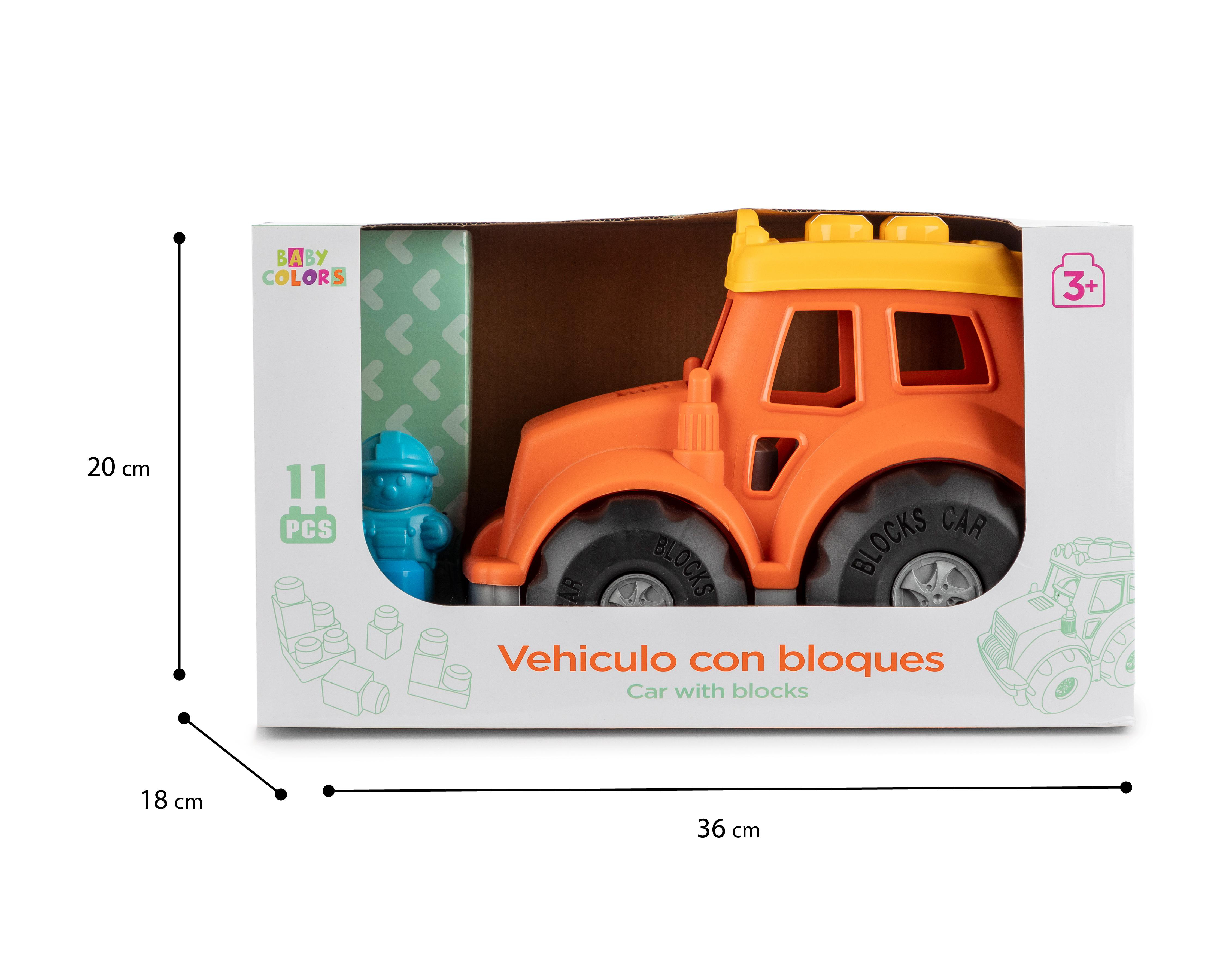 Foto 4 pulgar | Carro con Bloques Baby Colors