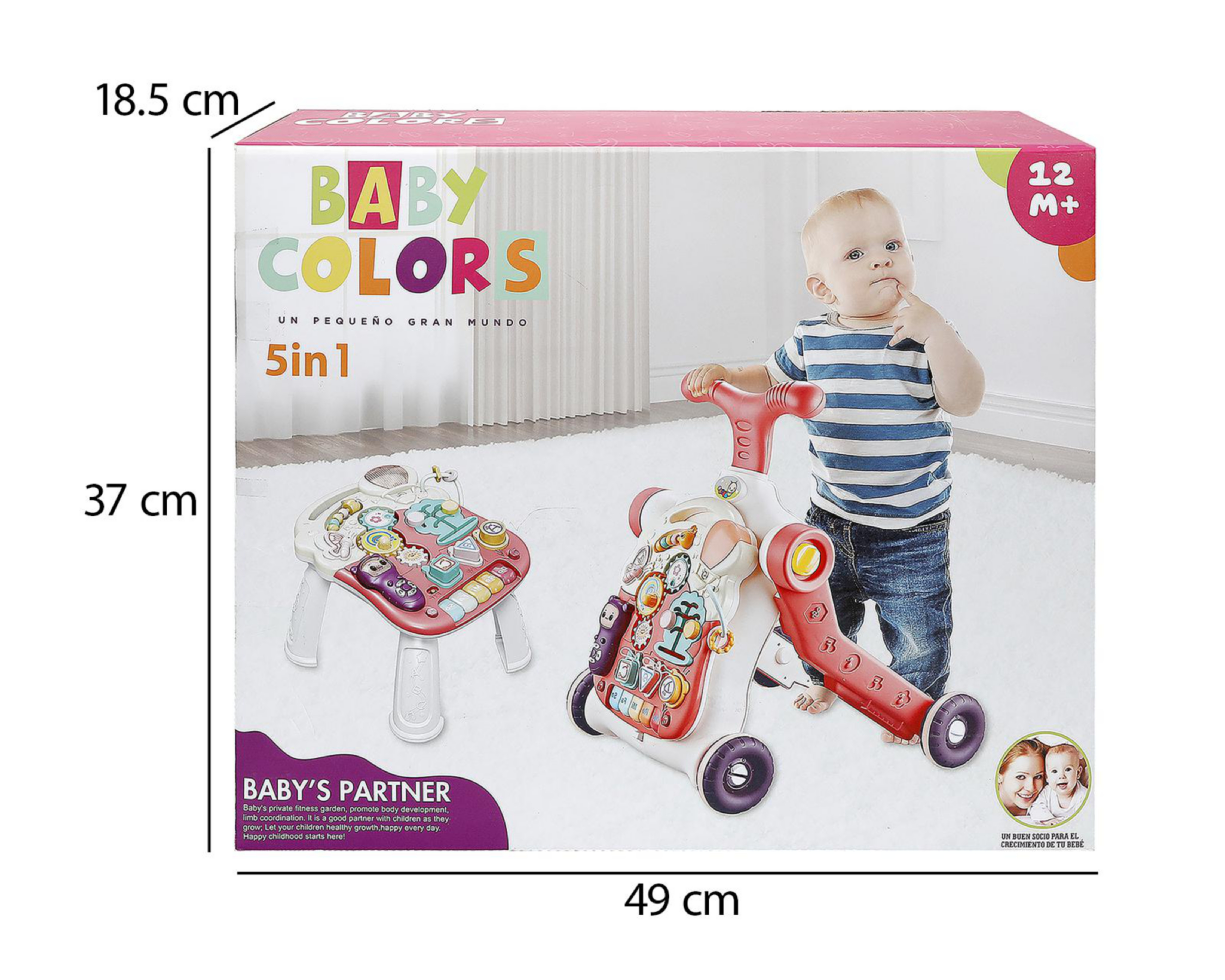 Foto 5 | Juego de Actividades 5 en 1 Baby Colors