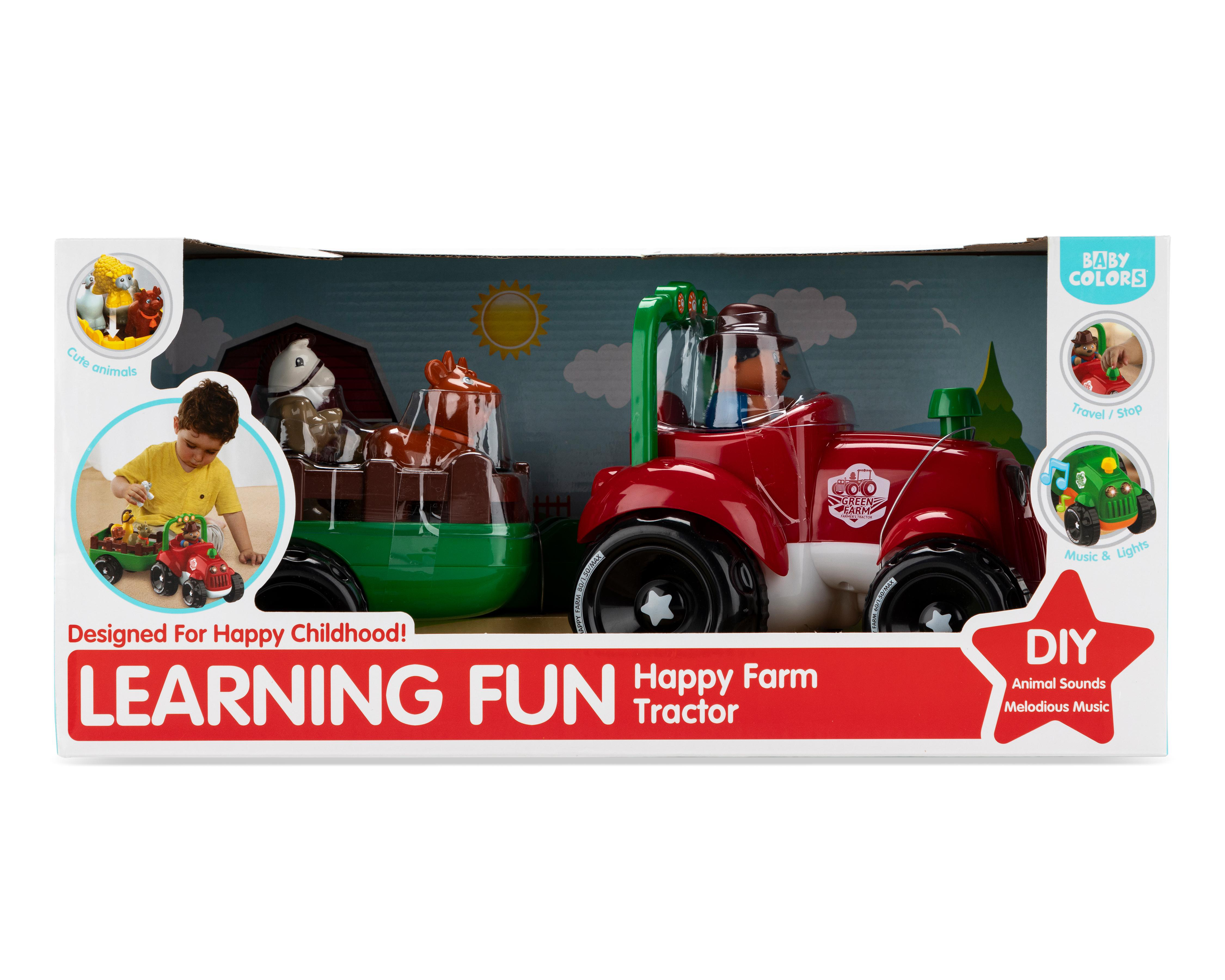 Tractor de Juguete para Bebé Baby Colors con Luces y Sonidos $599