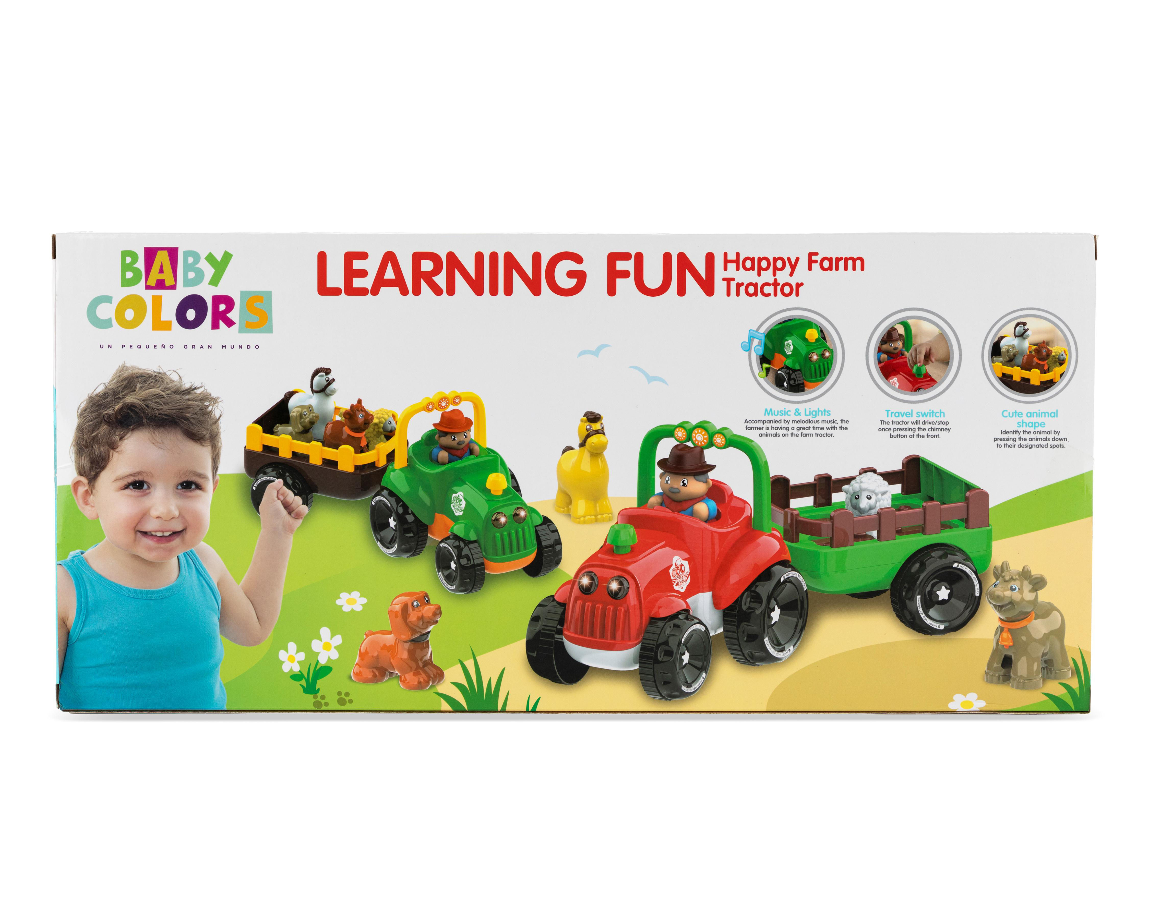 Foto 3 pulgar | Tractor de Juguete para Bebé Baby Colors con Luces y Sonidos