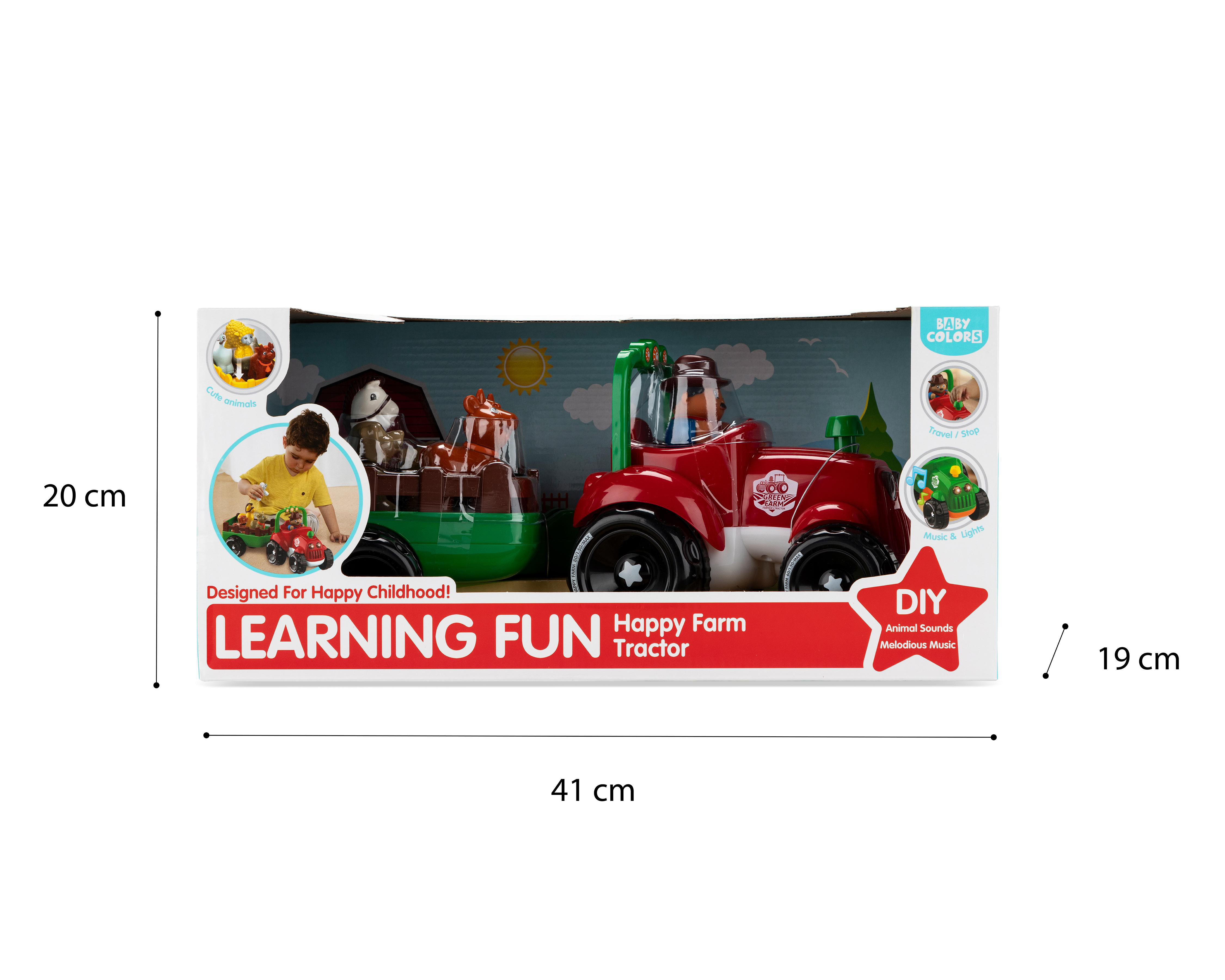 Foto 4 pulgar | Tractor de Juguete para Bebé Baby Colors con Luces y Sonidos