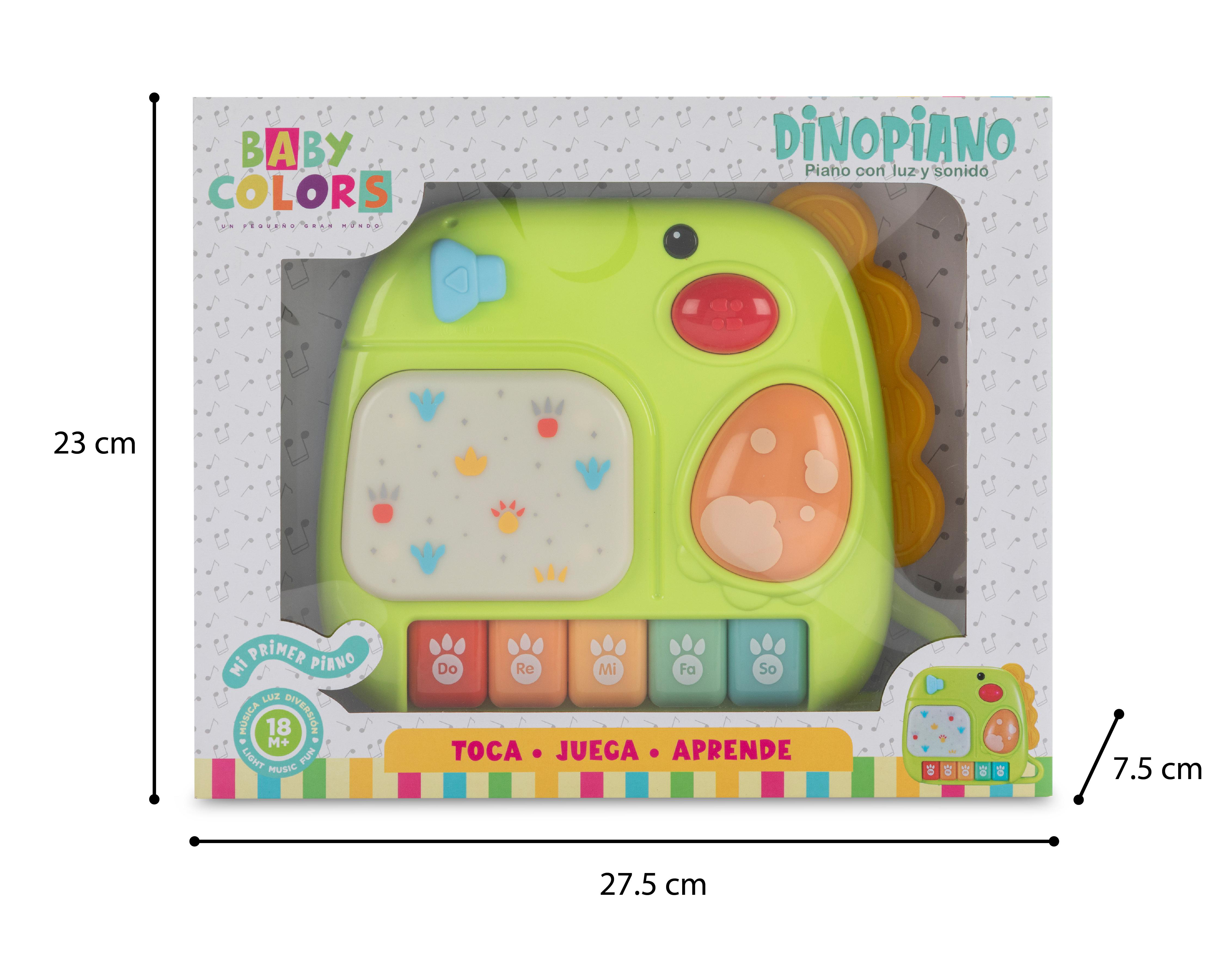 Foto 4 pulgar | Dino Piano Baby Colors