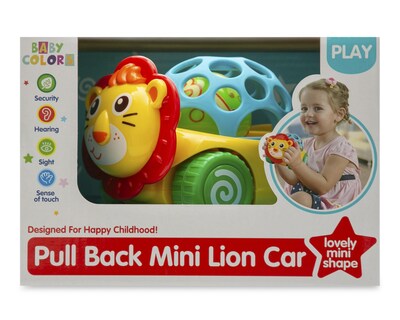Foto 6 | Carro a Fricción Baby Colors Leoncito con Música