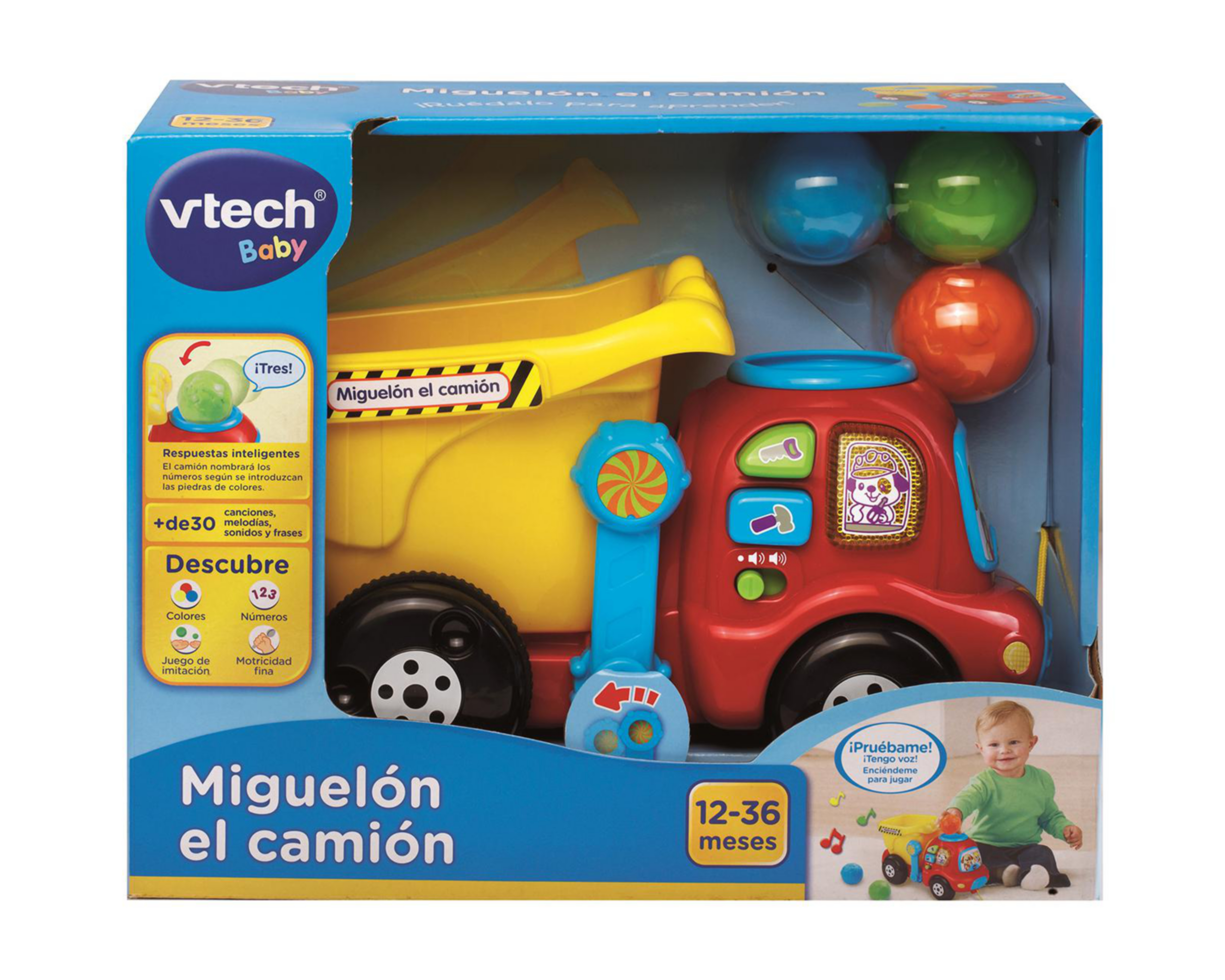 Foto 2 pulgar | Camión de Construcción VTech Baby