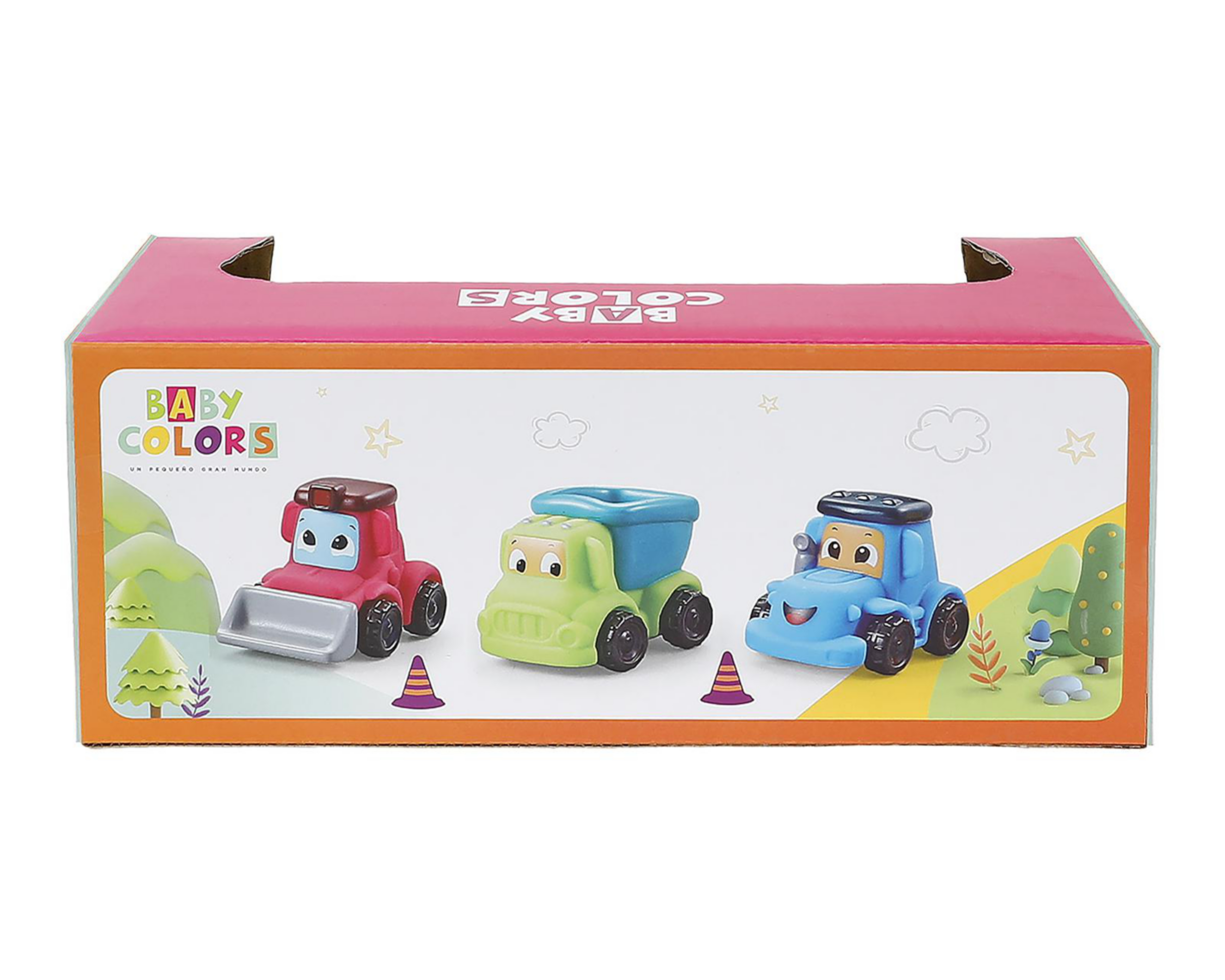 Foto 4 pulgar | Carros Baby Colors 3 Piezas