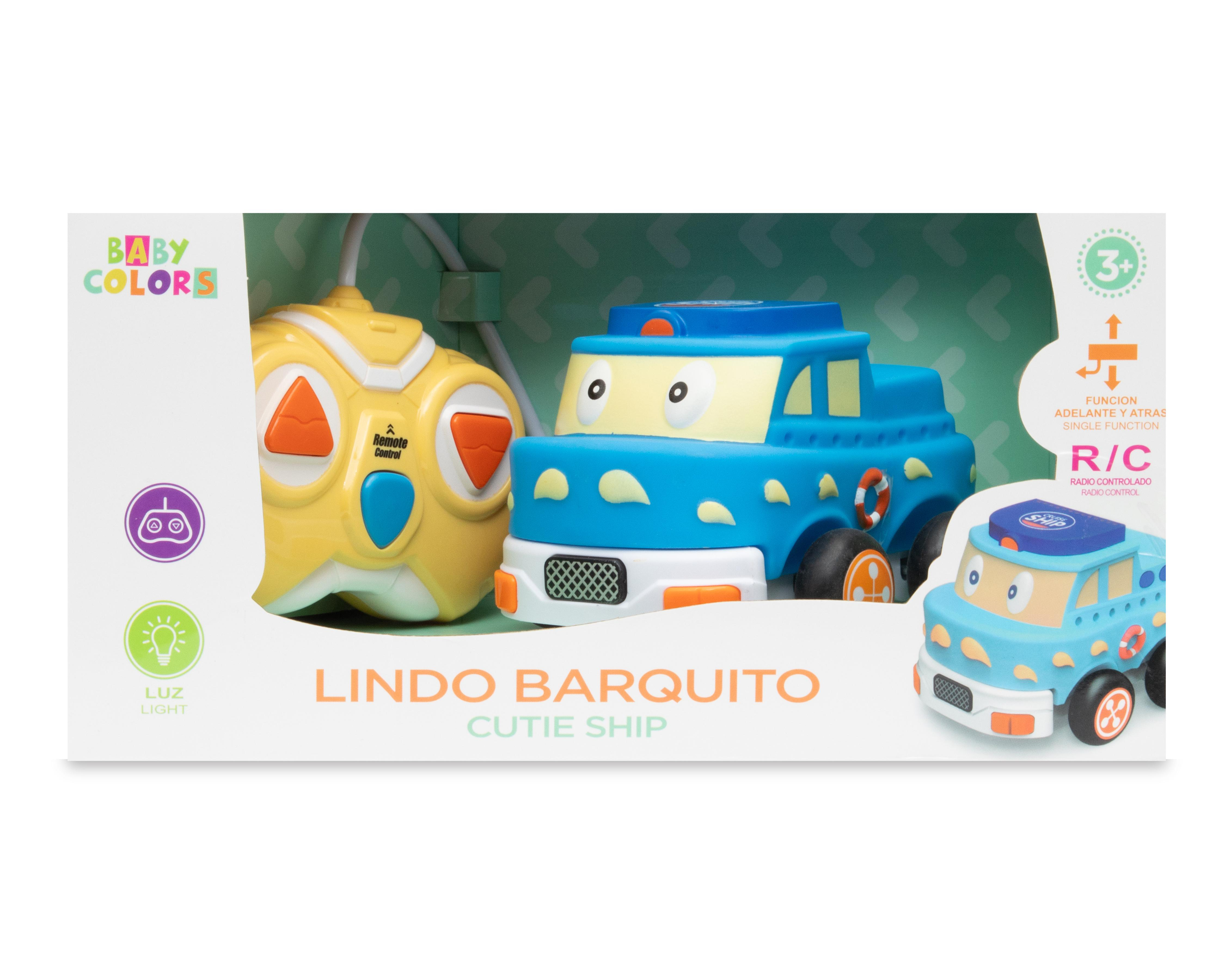 Foto 8 pulgar | Carro de Control Remoto Baby Colors Lindo Barquito