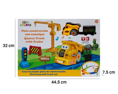 Foto 3 | Pista Construcción con Remolque Baby Colors