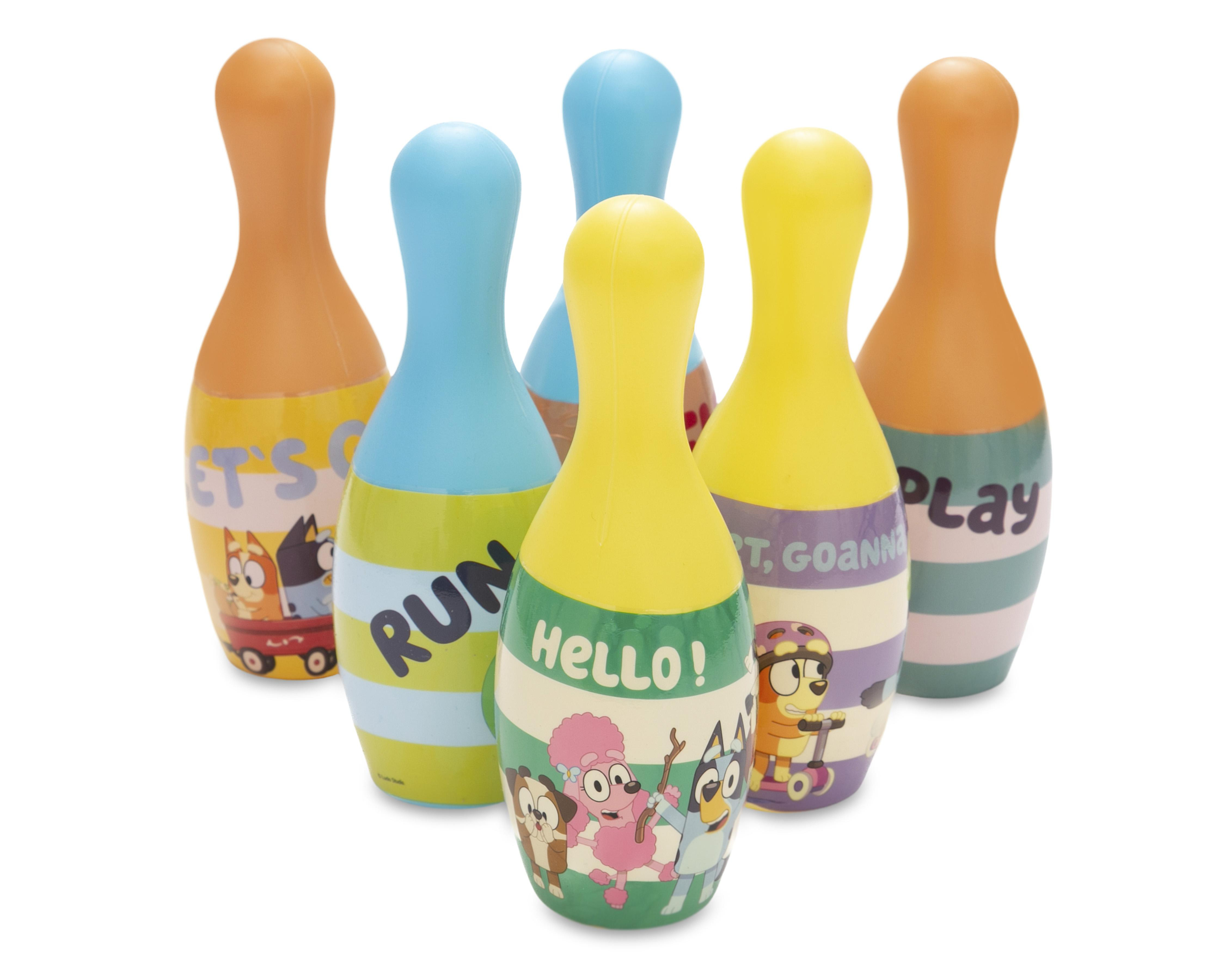 Foto 3 pulgar | Juego de Bolos Bluey 8 Piezas