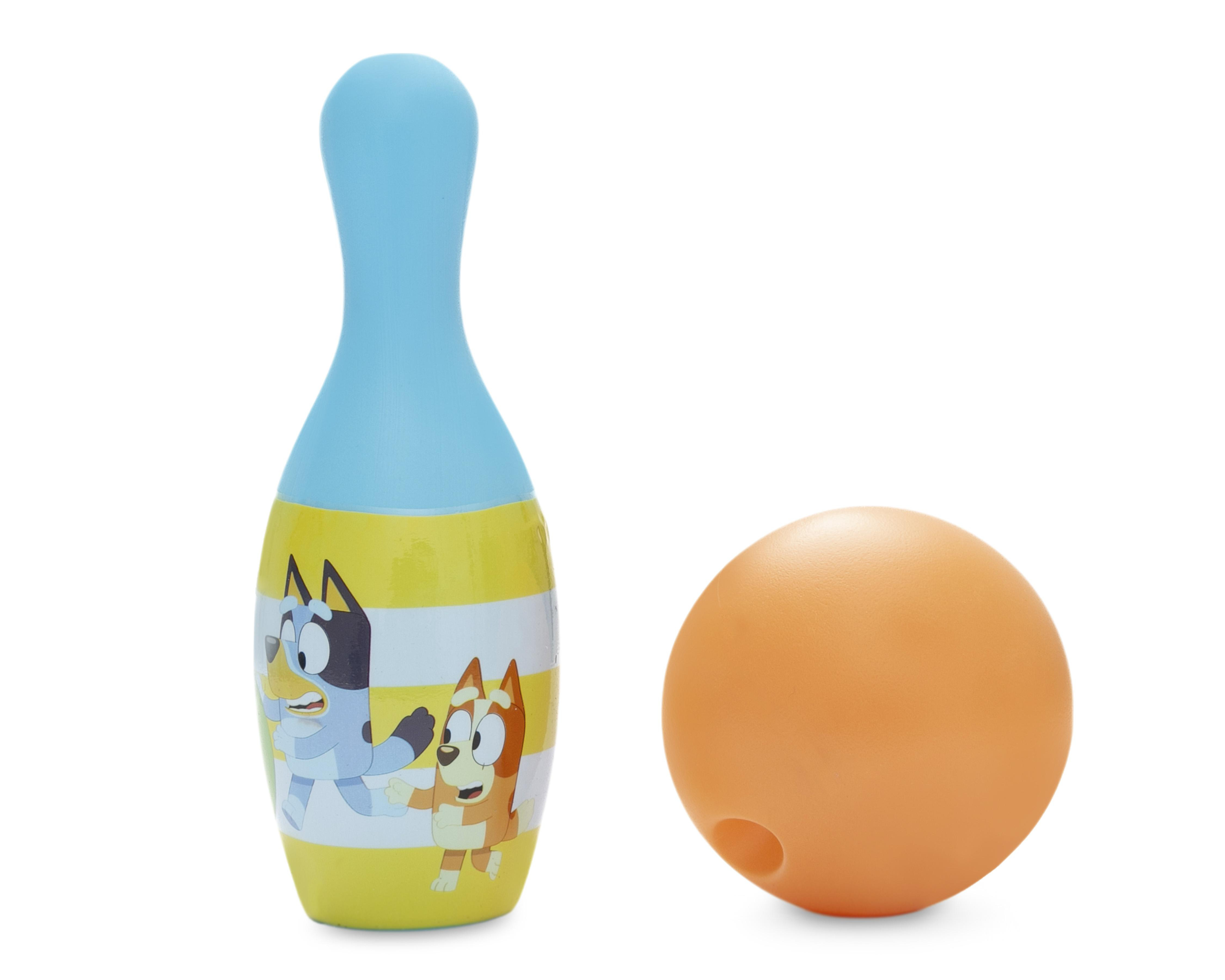 Foto 4 pulgar | Juego de Bolos Bluey 8 Piezas