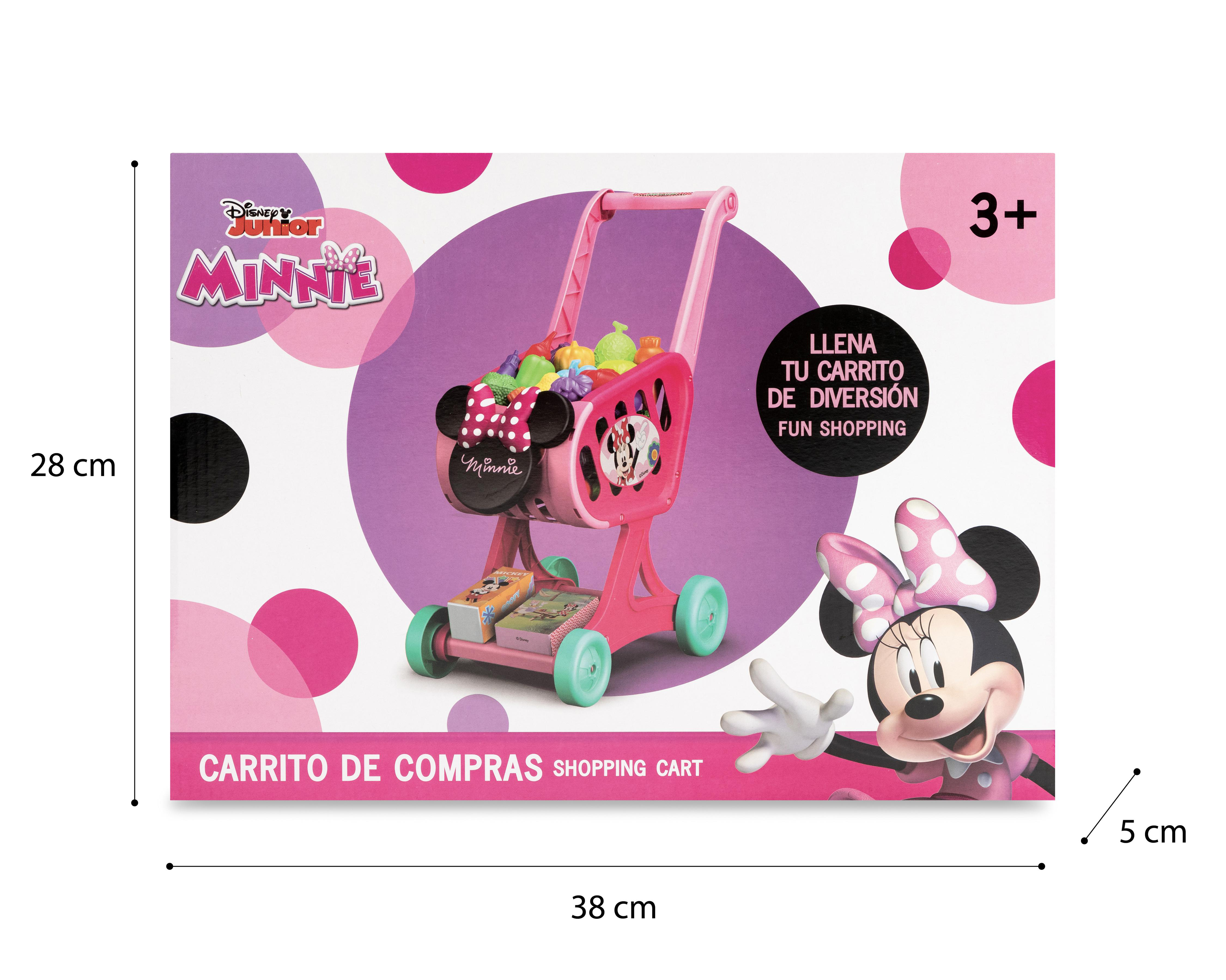 Foto 4 pulgar | Carrito de Supermercado Disney Minnie Mouse