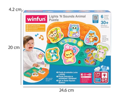 Foto 3 | Rompecabezas para Bebé Winfun con Luces y Sonido