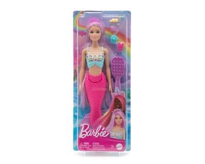 Foto 2 | Muñeca Mattel Barbie Sirena Cabello Largo de Ensueño al Azar