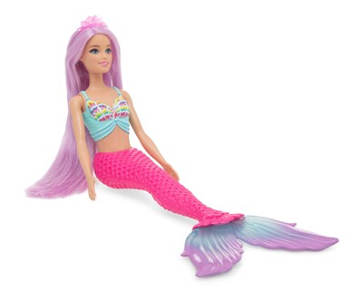 Foto 3 | Muñeca Mattel Barbie Sirena Cabello Largo de Ensueño al Azar