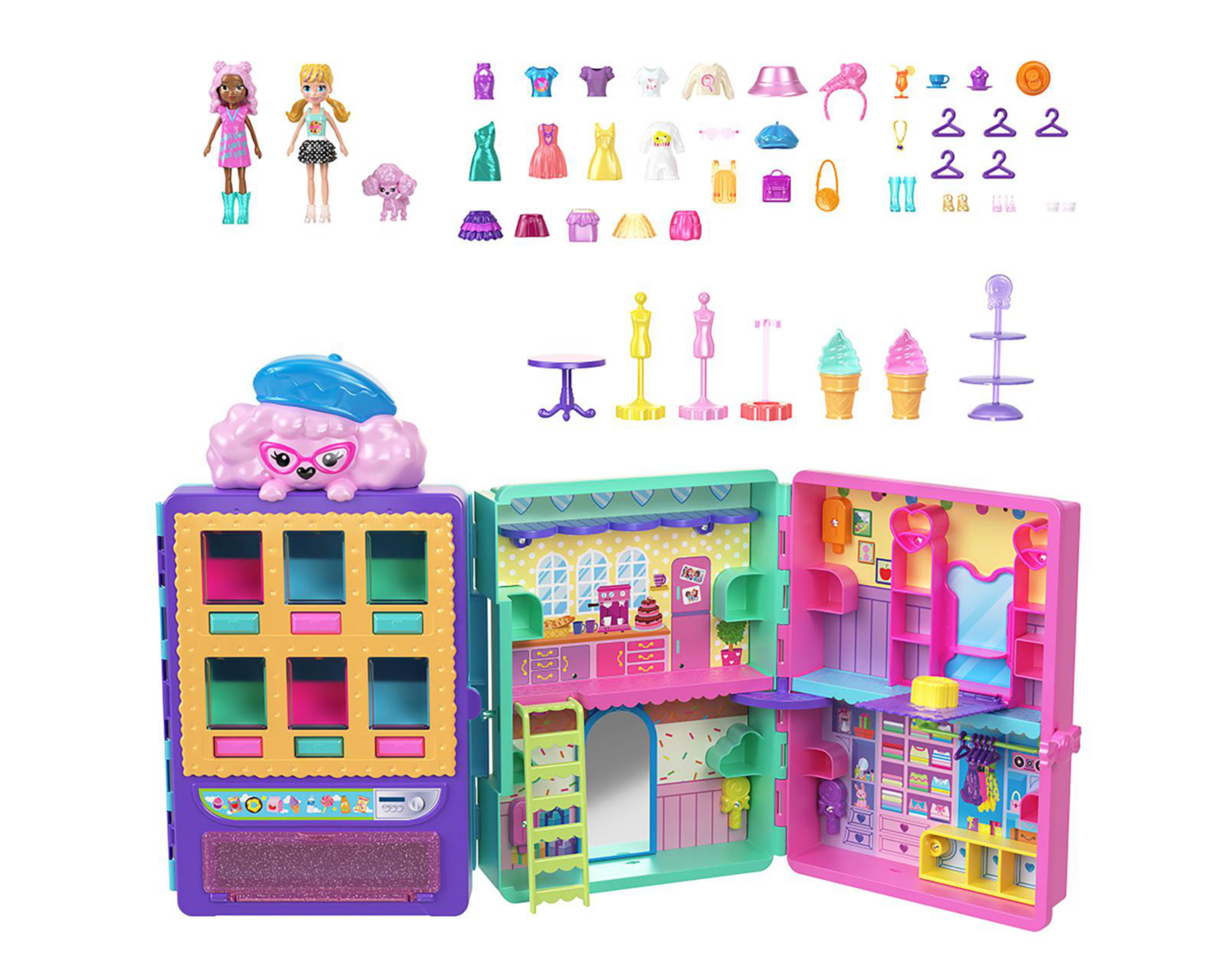 Foto 2 pulgar | Polly Pocket Servicio de Modas Dulces
