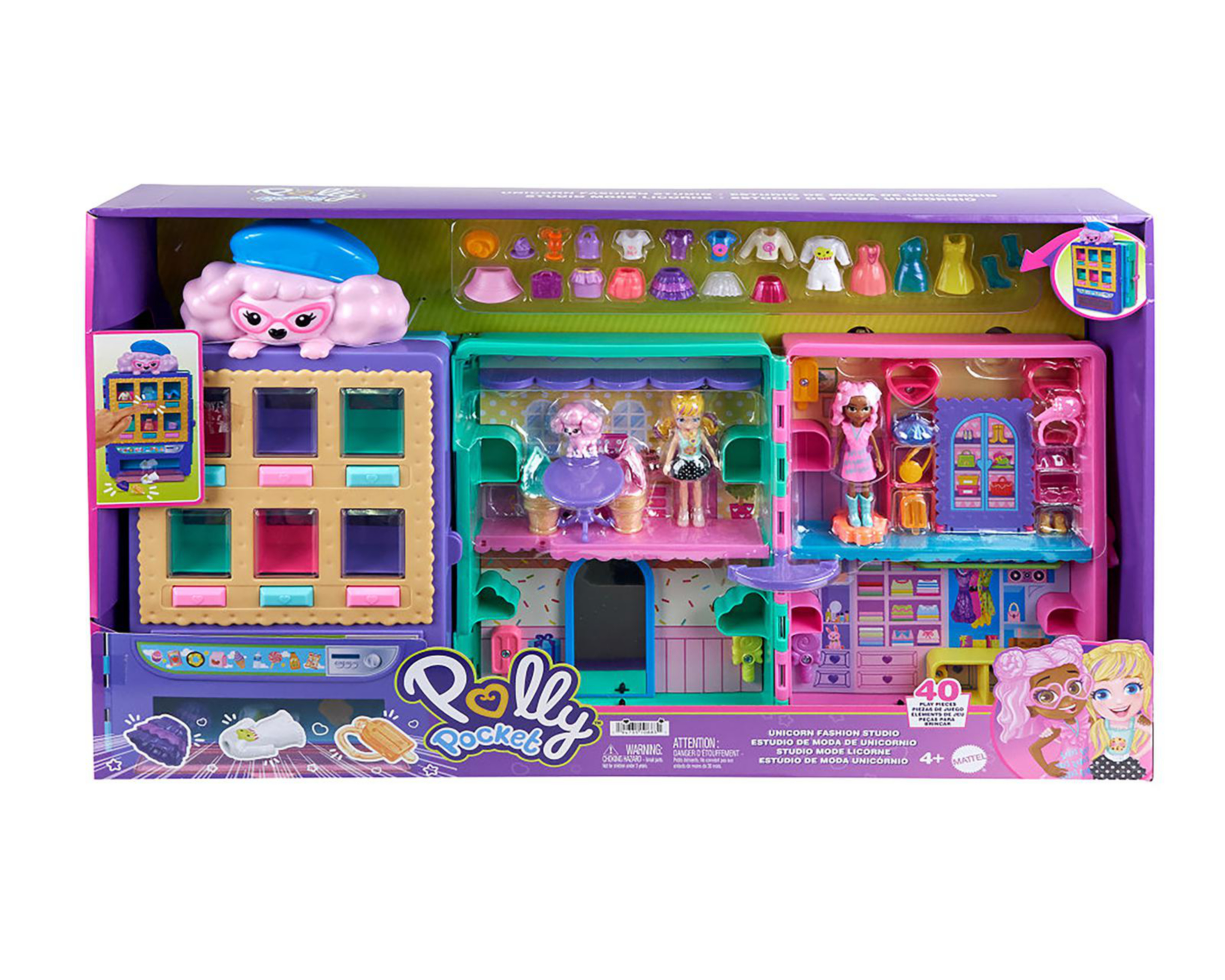 Foto 7 pulgar | Polly Pocket Servicio de Modas Dulces