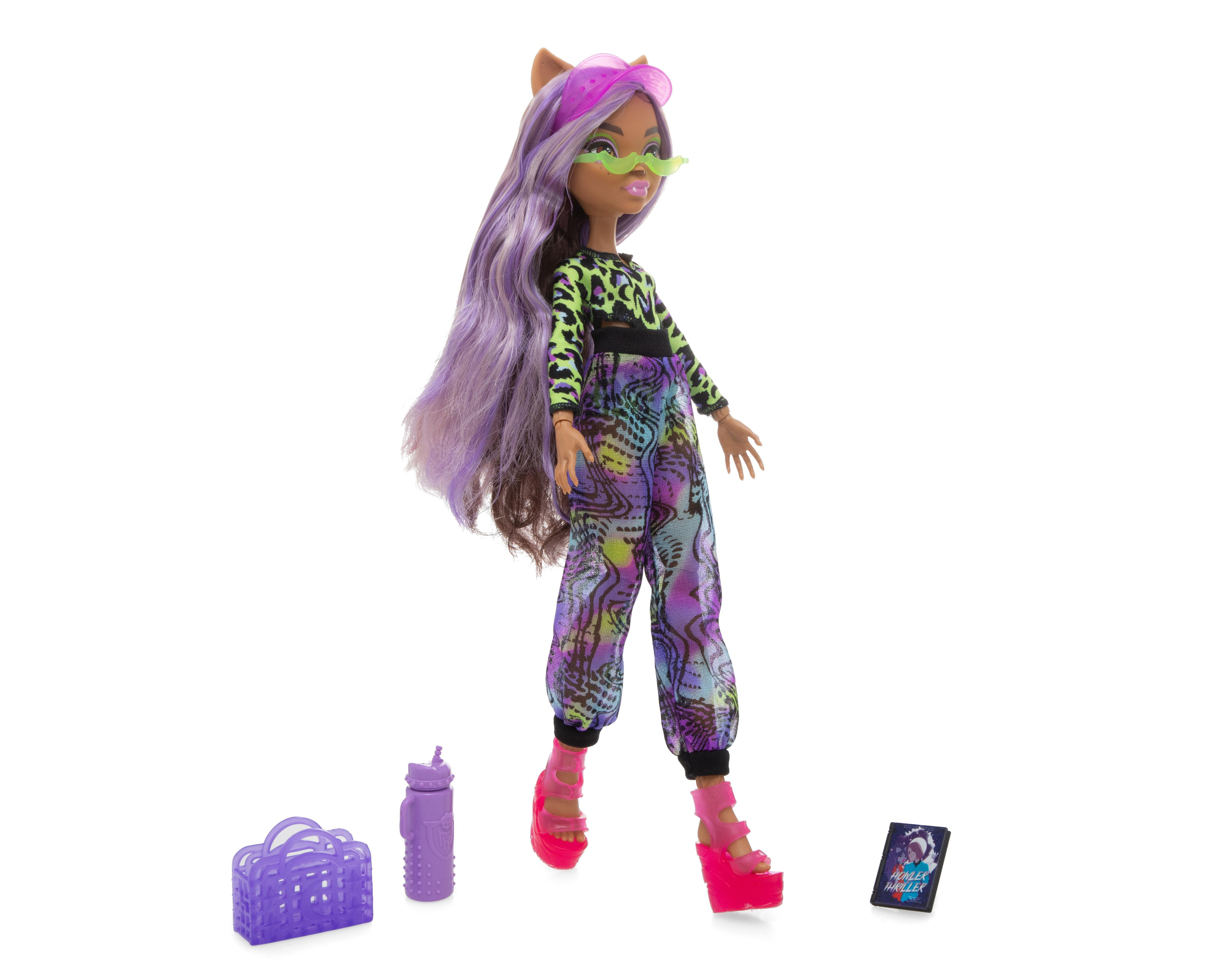 Foto 3 pulgar | Muñeca Clawdeen Wolf Mattel Monster High Scare-Adise Island
