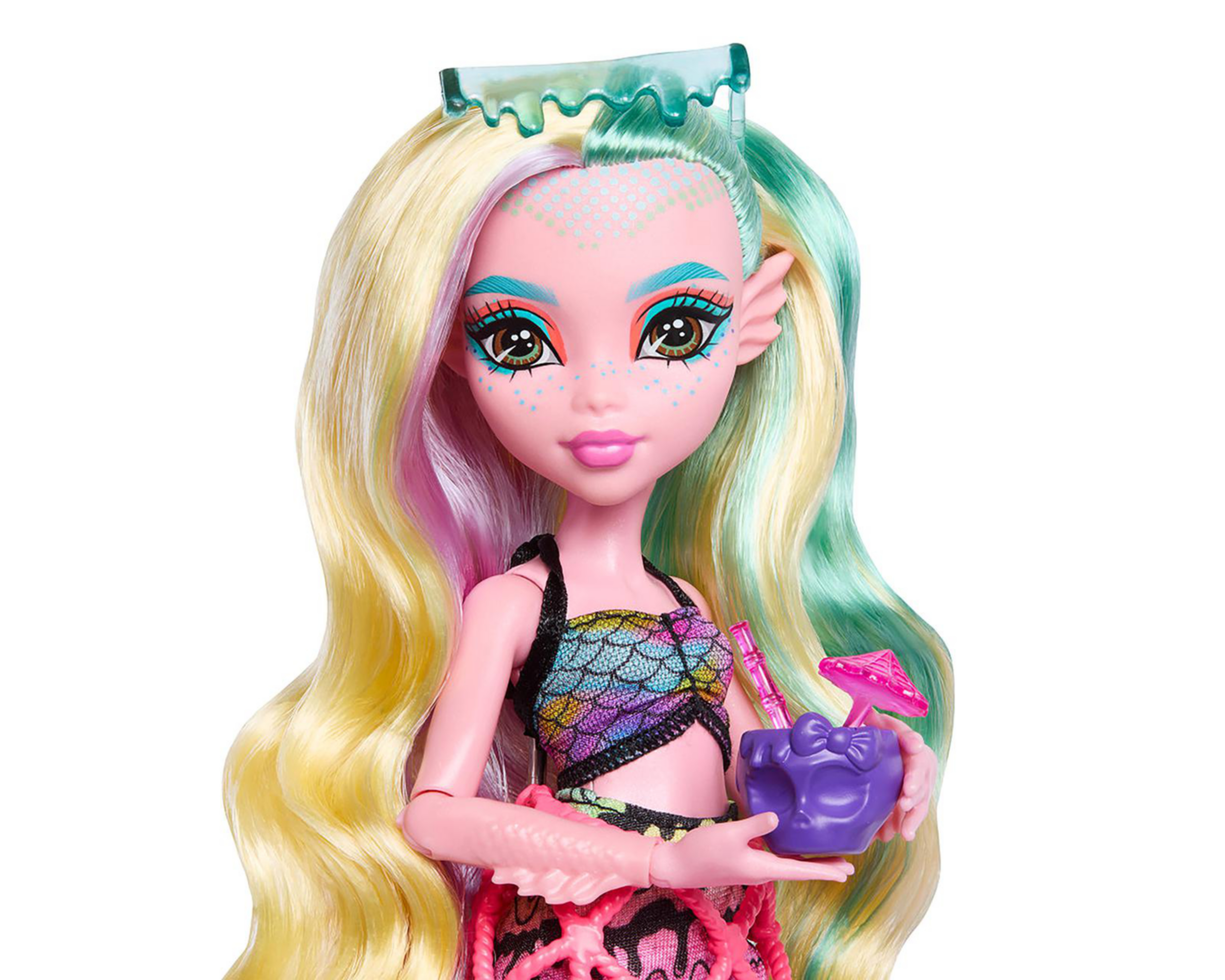 Foto 7 pulgar | Snack Shack Paillote de L'ile Mattel Monster High Lagoona Blue Scare-Adise Island