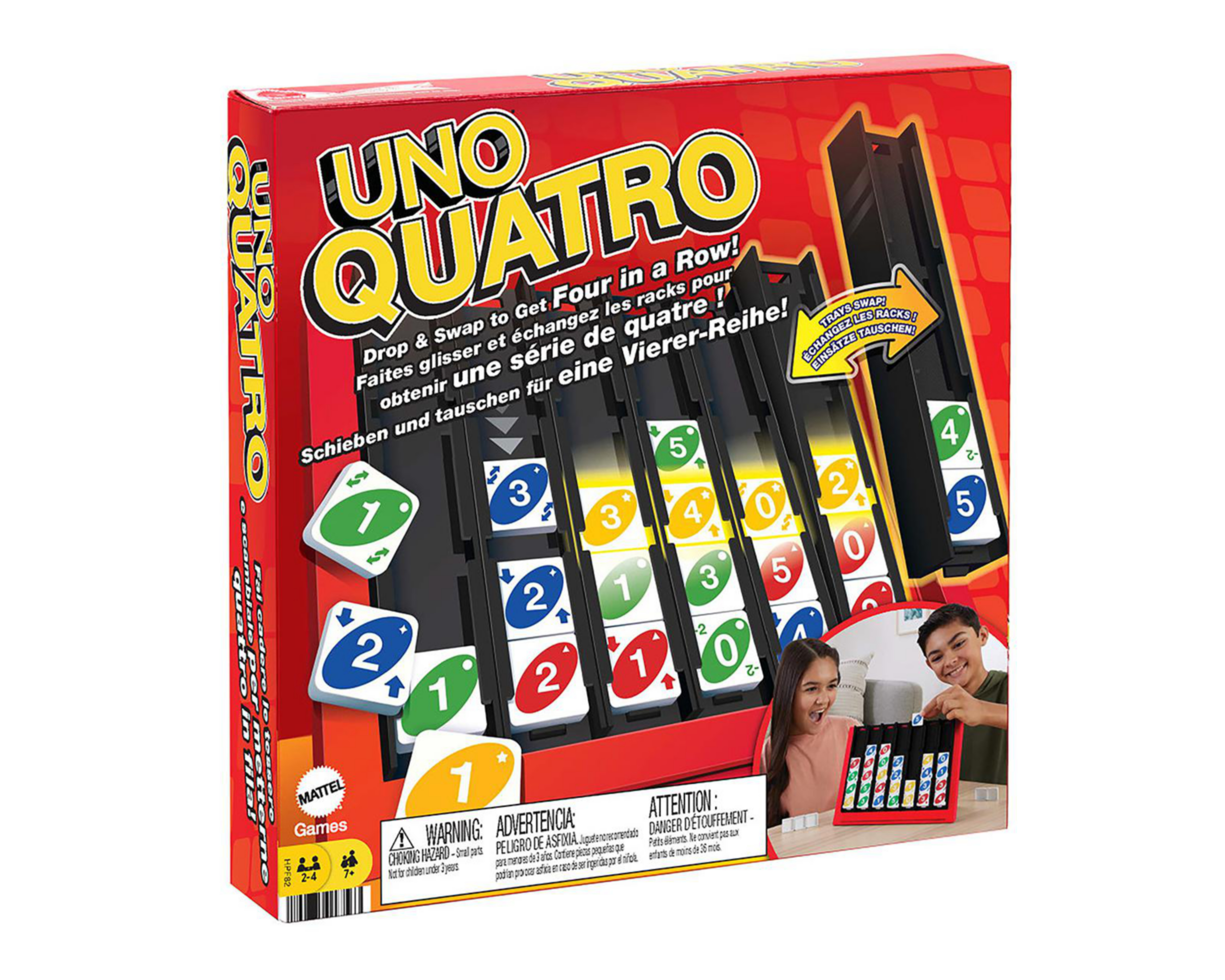 Foto 6 pulgar | Juego de Mesa Uno Quatro Mattel