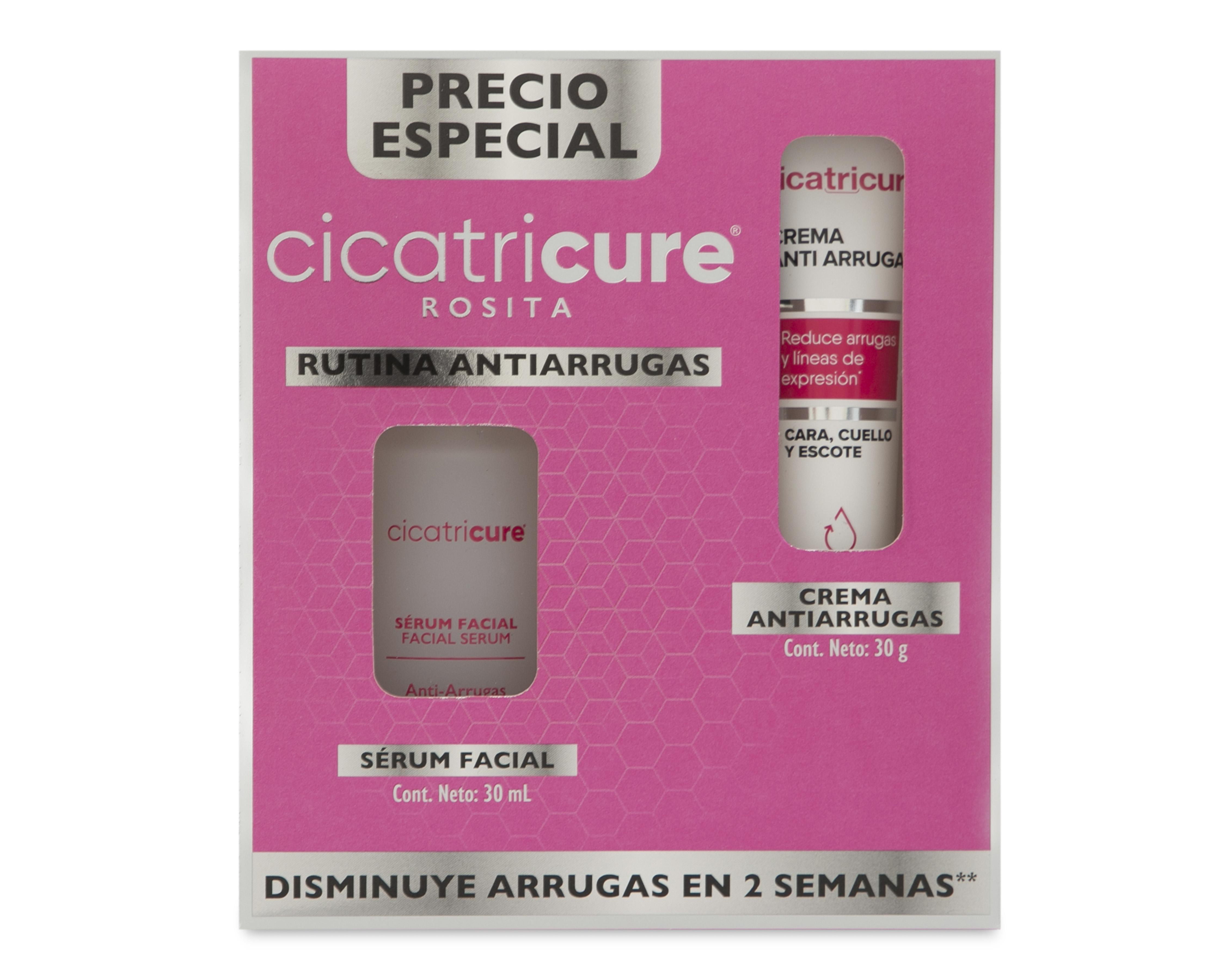 Foto 2 pulgar | Sérum Facial y Crema Antiarrugas Cicatricure Rosita