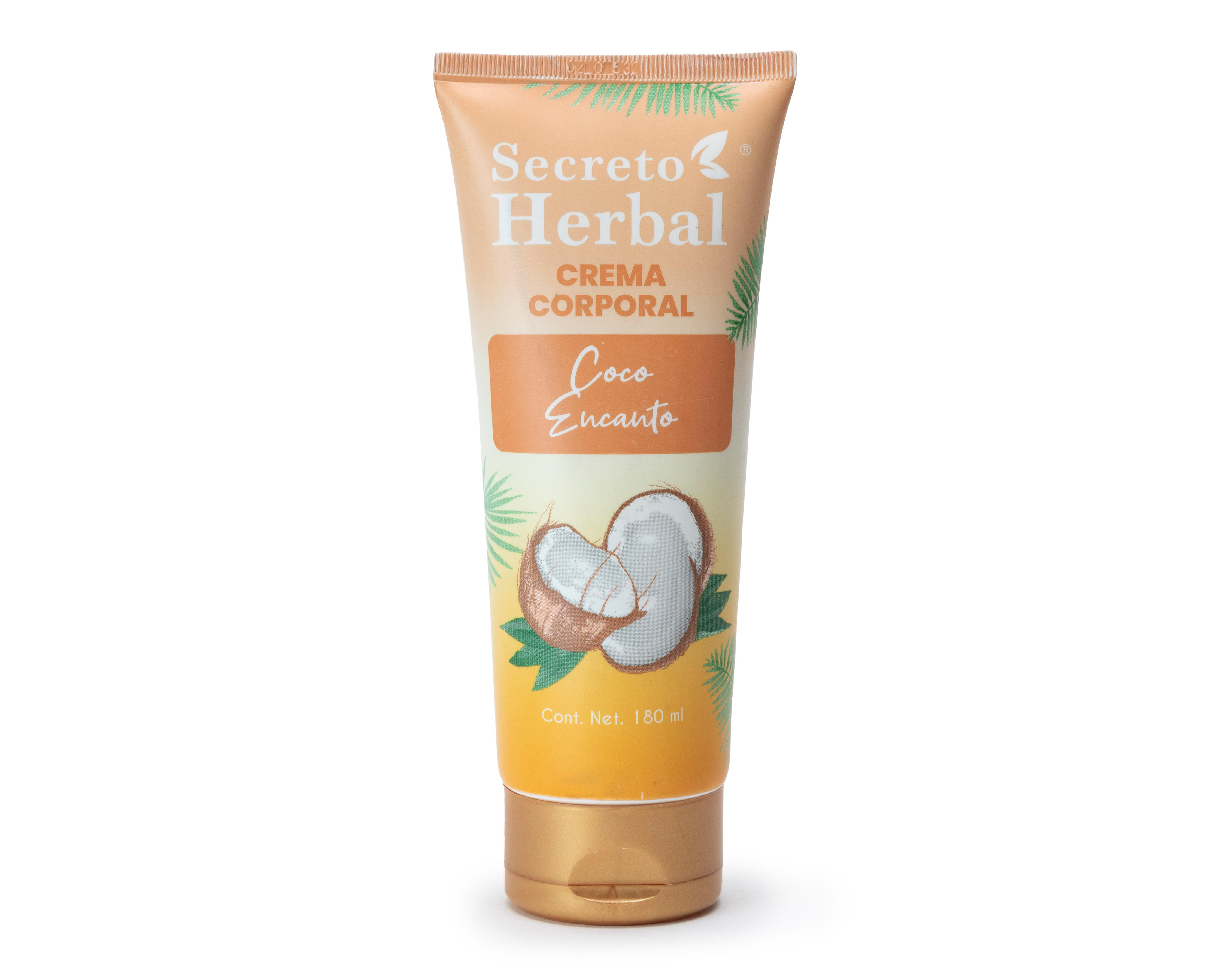 Crema Corporal Secreto Herbal Coco Encanto 180 ml