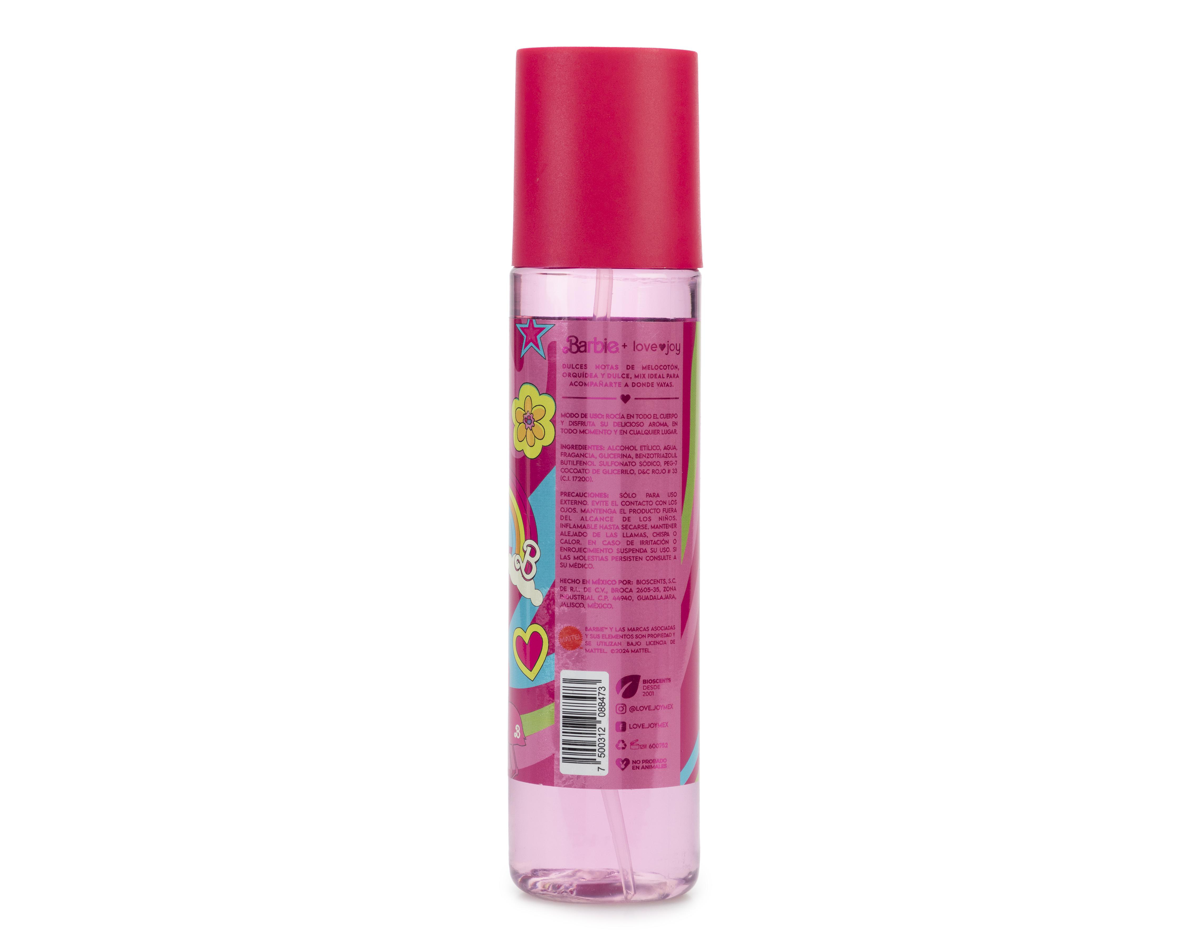 Foto 3 pulgar | Fragancia Corporal Barbie Love Joy 250 ml