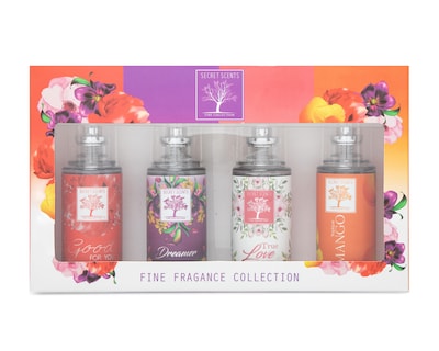 Foto 1 | Set de Body Secret Scents Flores y Frutas 4 Piezas
