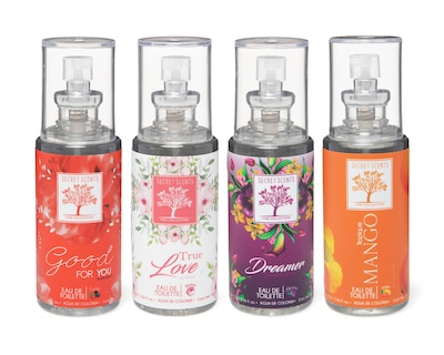 Foto 2 | Set de Body Secret Scents Flores y Frutas 4 Piezas