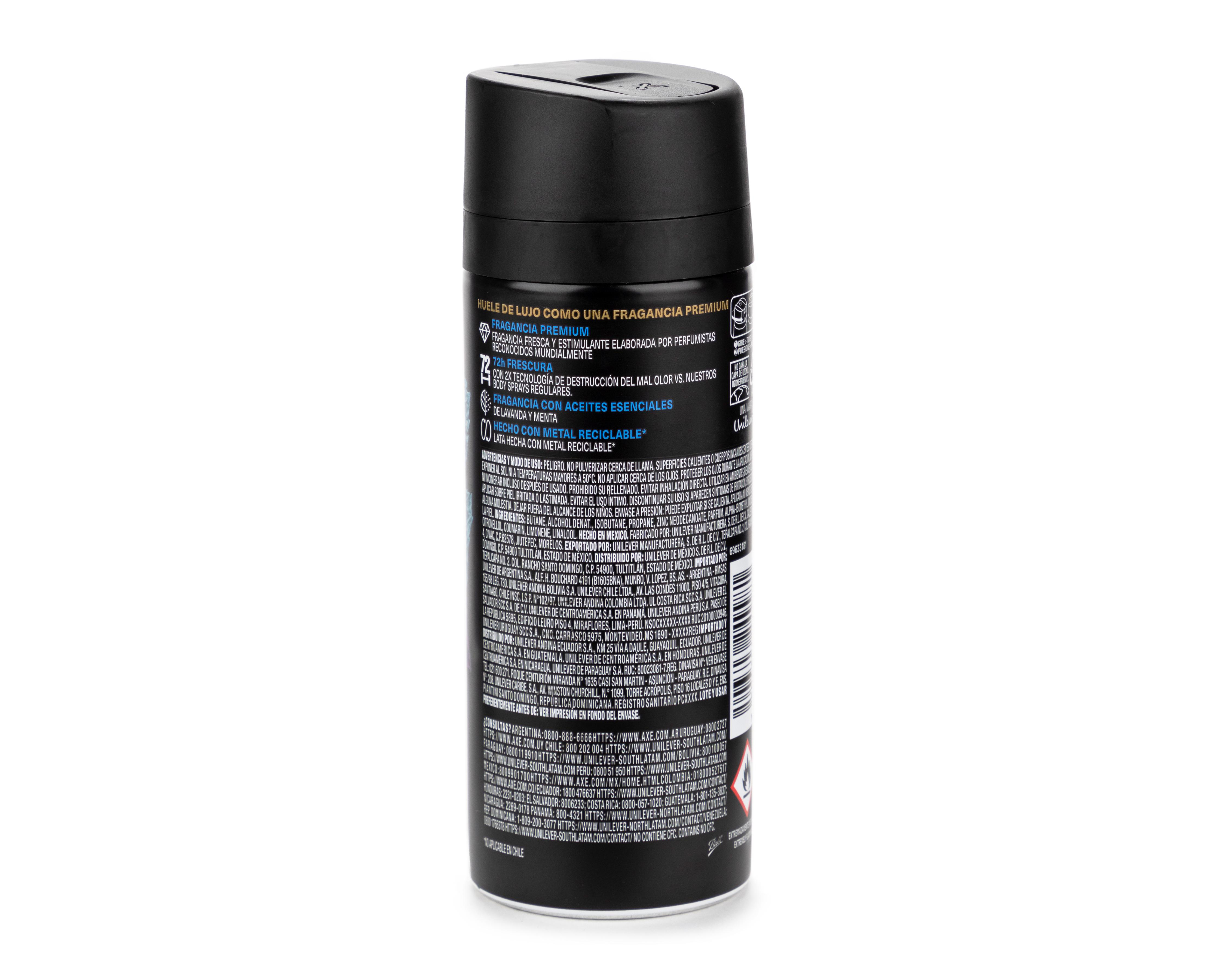 Foto 3 pulgar | Desodorante Axe Blue Lavender Menta + Ámbar 150 ml