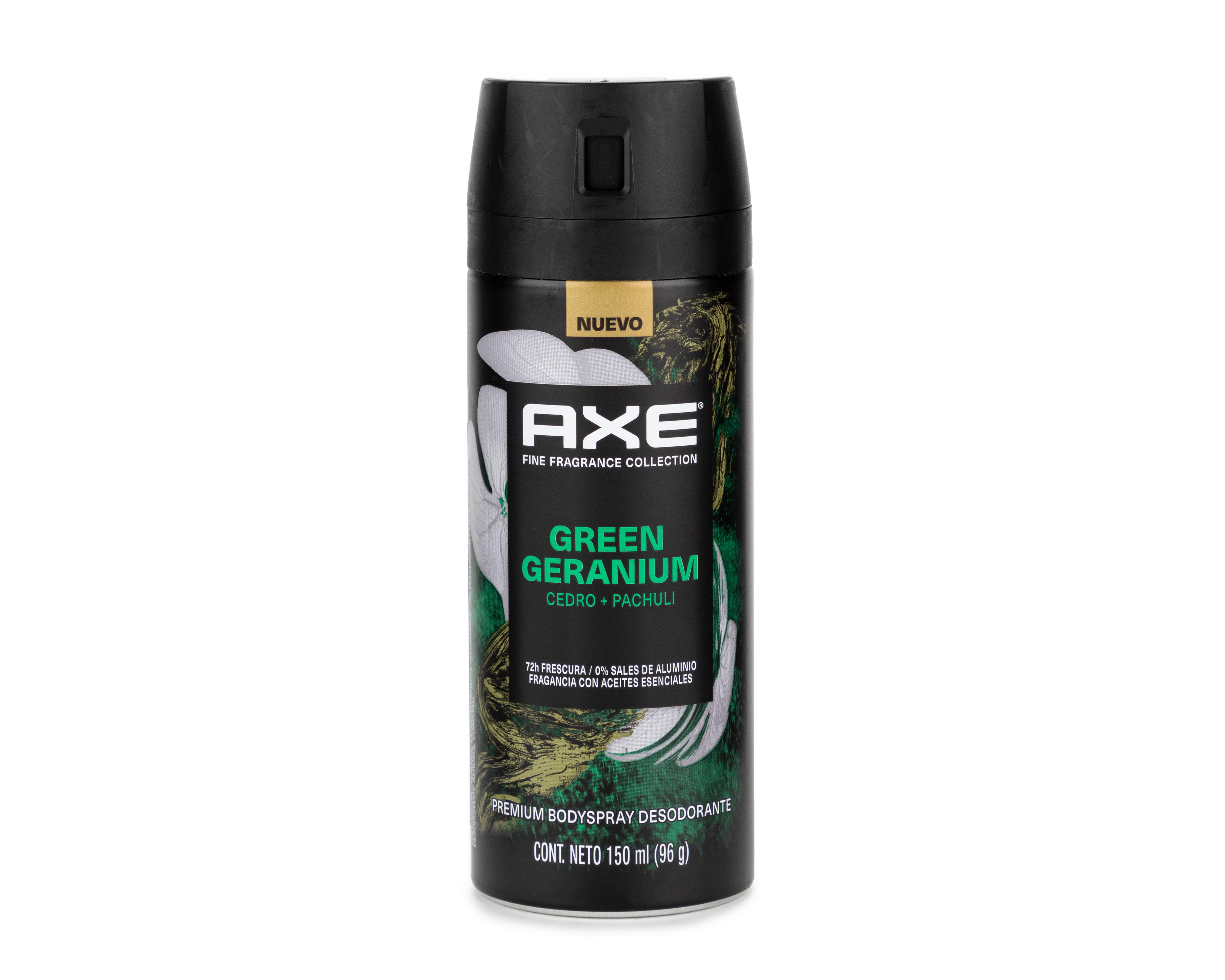 Desodorante Axe Green Geranium Cedro + Pachuli 150 ml