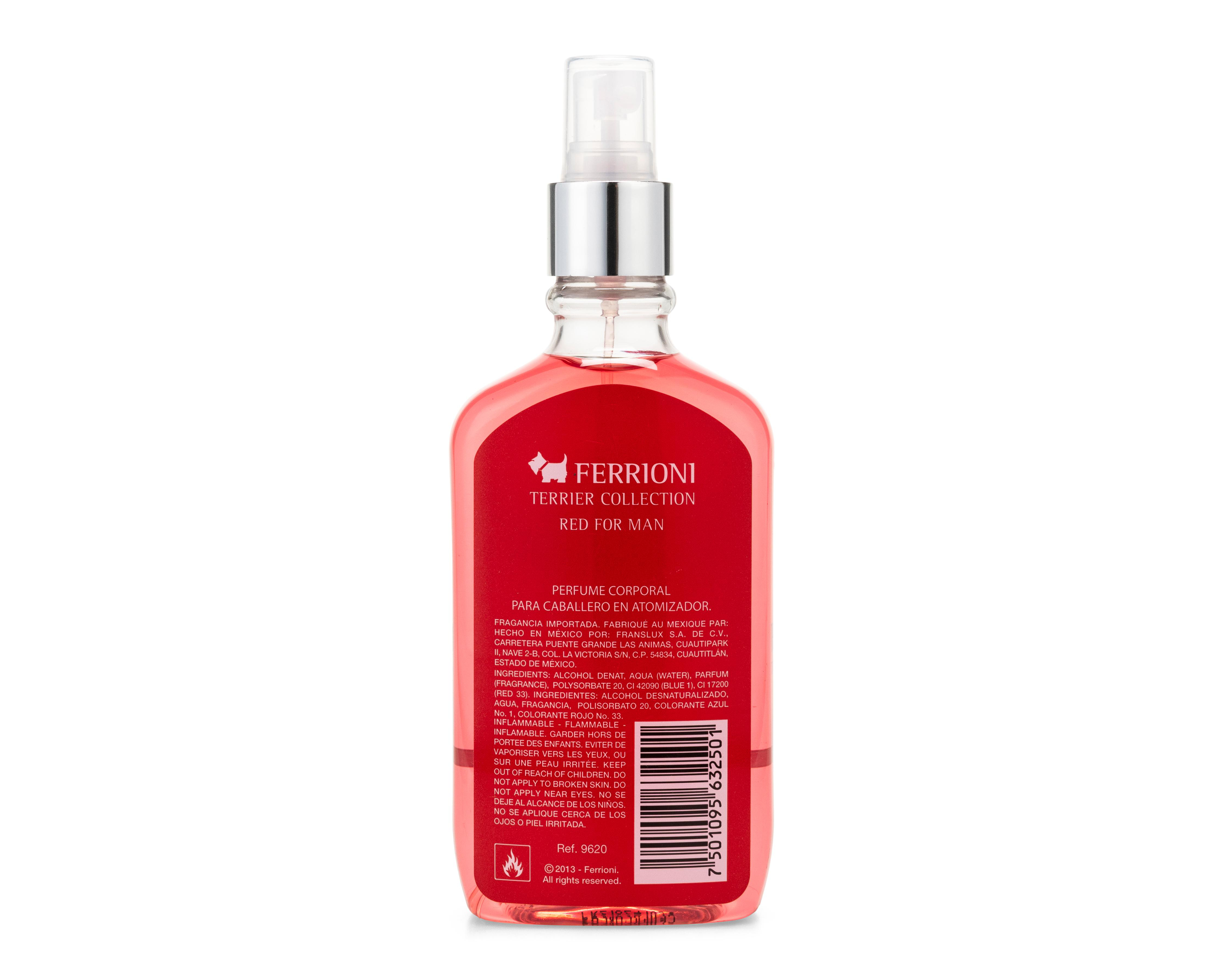 Foto 3 pulgar | Body Ferrioni Terrier Red 240 ml