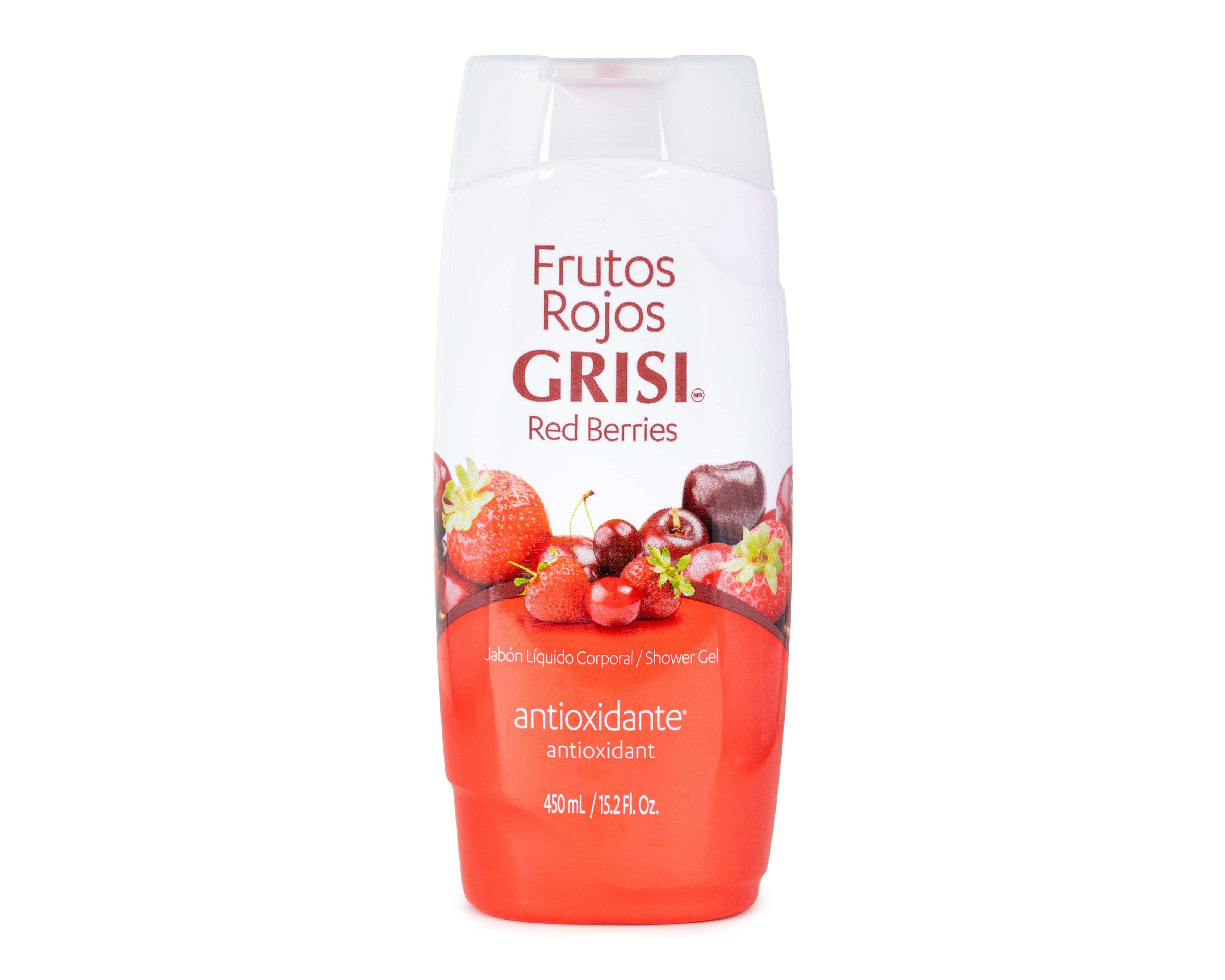 Foto 2 pulgar | Jabón Líquido para el Cuerpo Grisi Red Berries Antioxidante  450 ml
