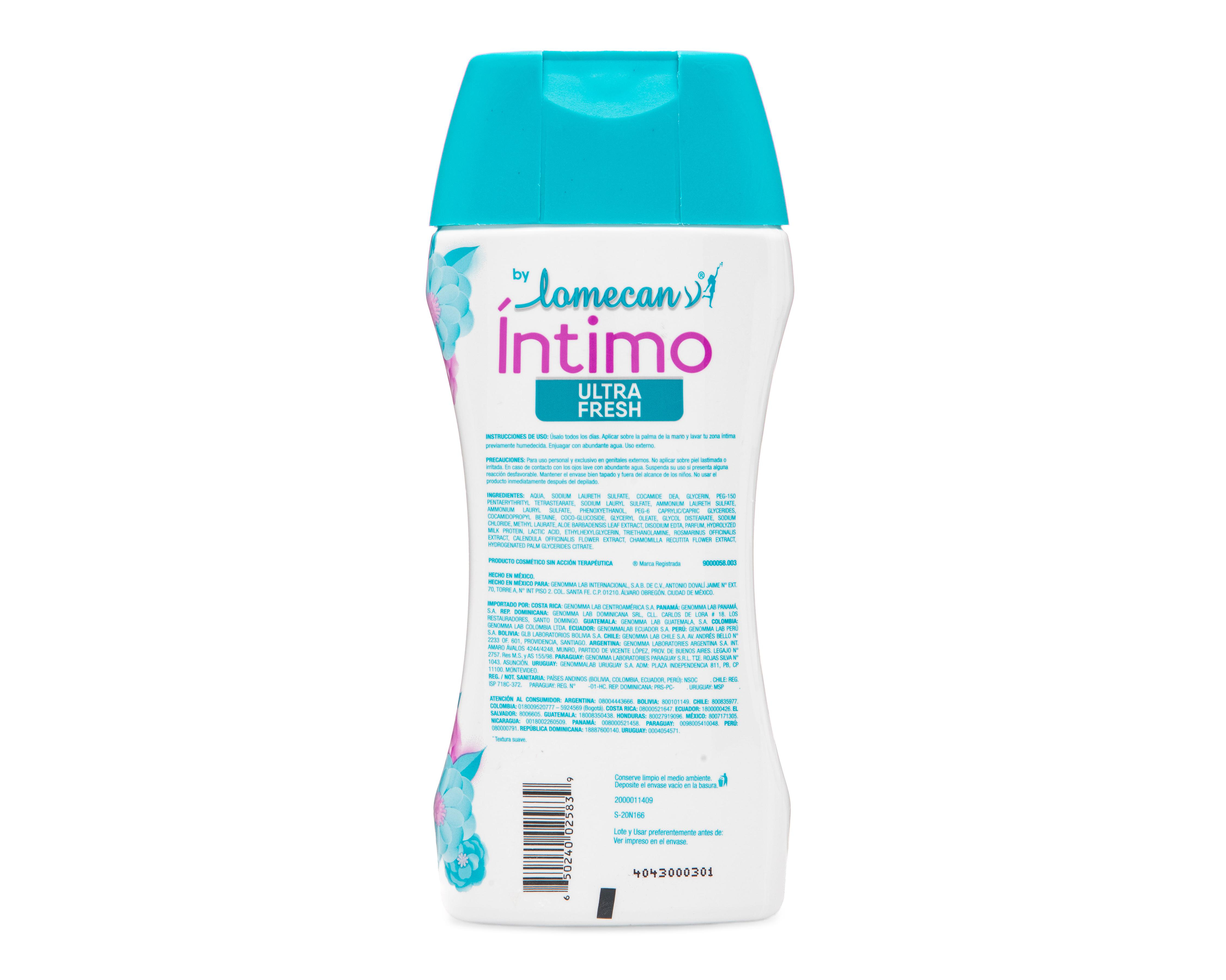 Foto 3 pulgar | Shampoo Íntimo Lomecan V Ultra Fresh 200 ml