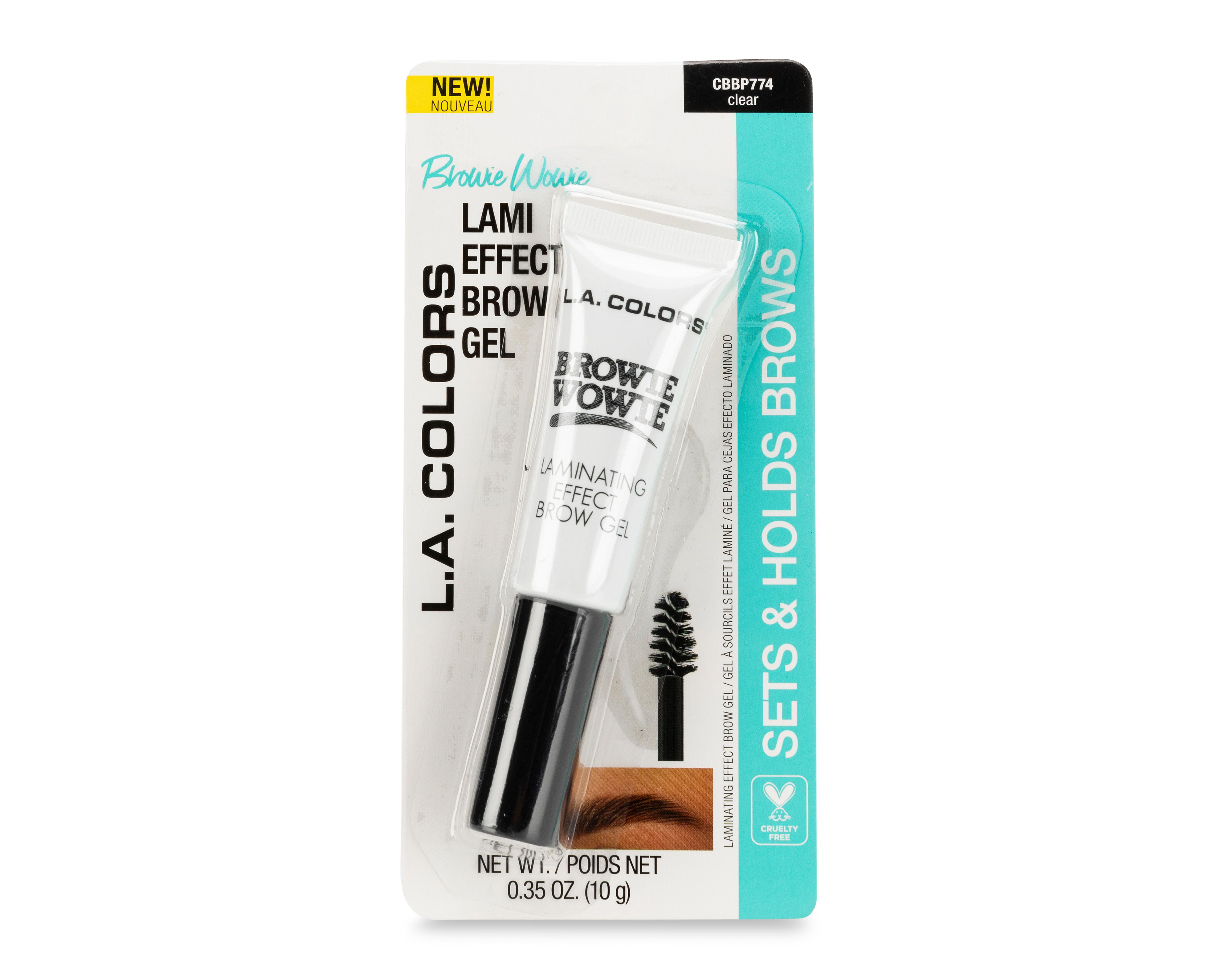 Gel para Cejas L.A. Colors con Efecto Laminado 10 g