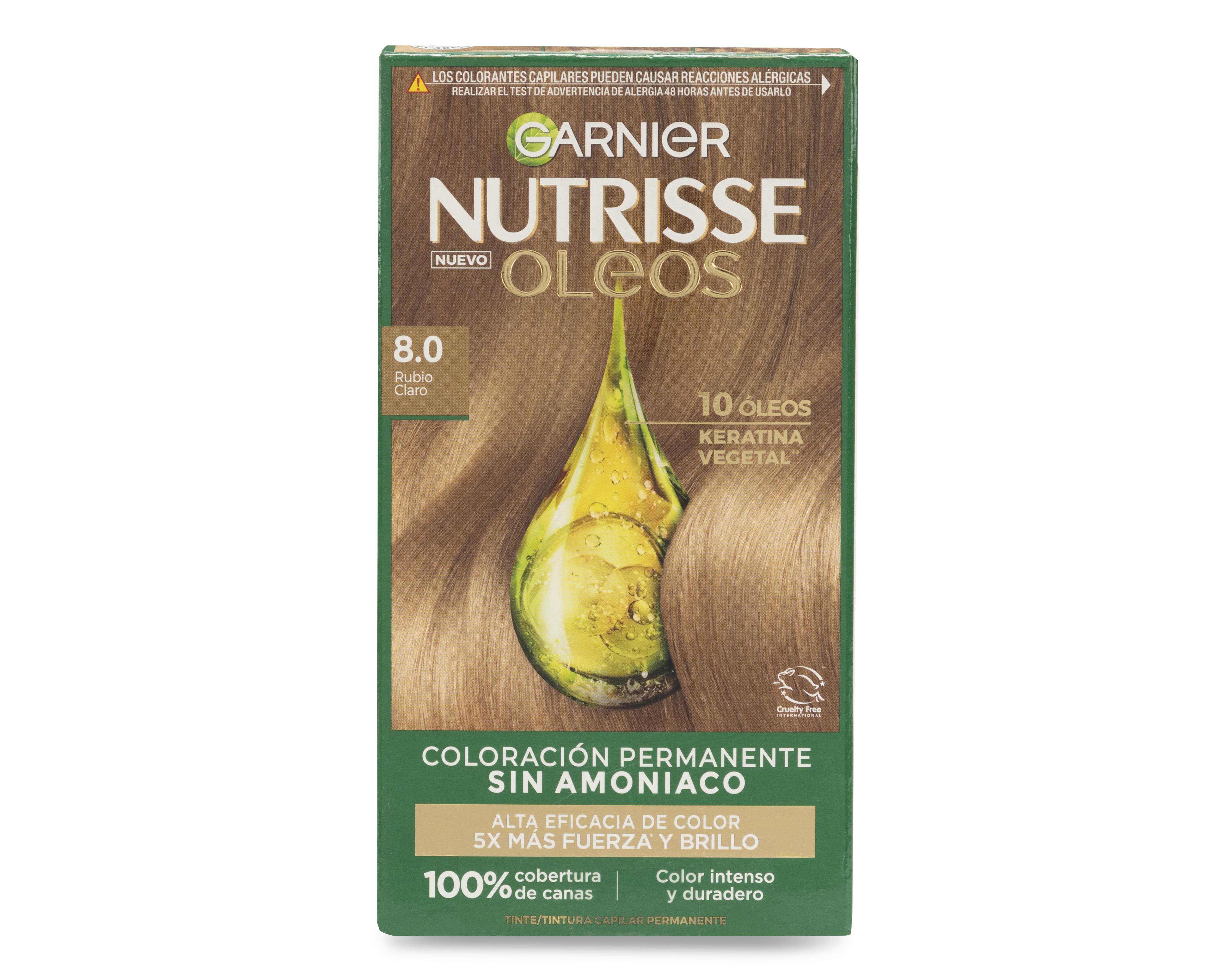 Foto 2 pulgar | Tinte para Cabello Garnier Nutrisse Oleos Rubio Claro