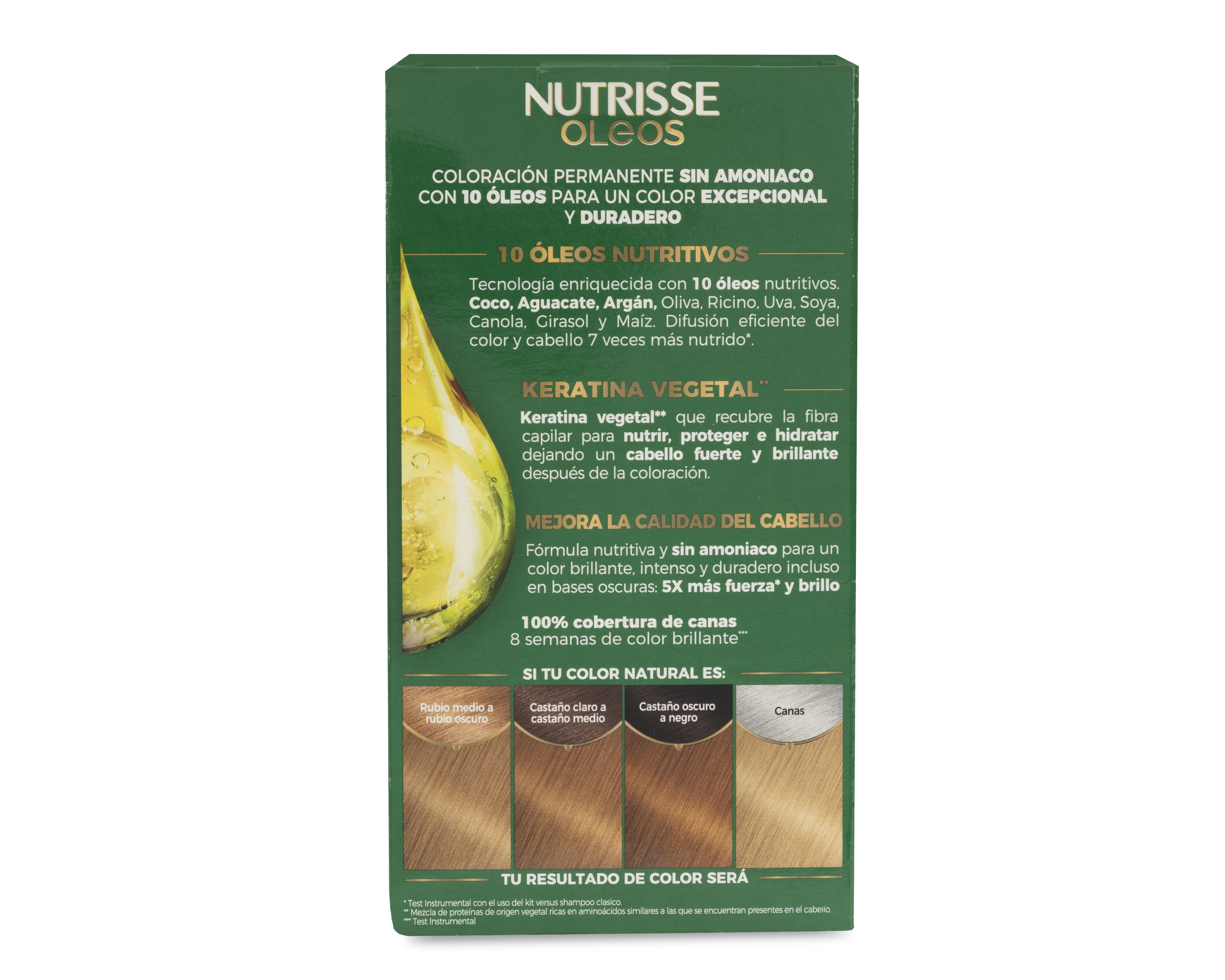 Foto 3 pulgar | Tinte para Cabello Garnier Nutrisse Oleos Rubio Claro