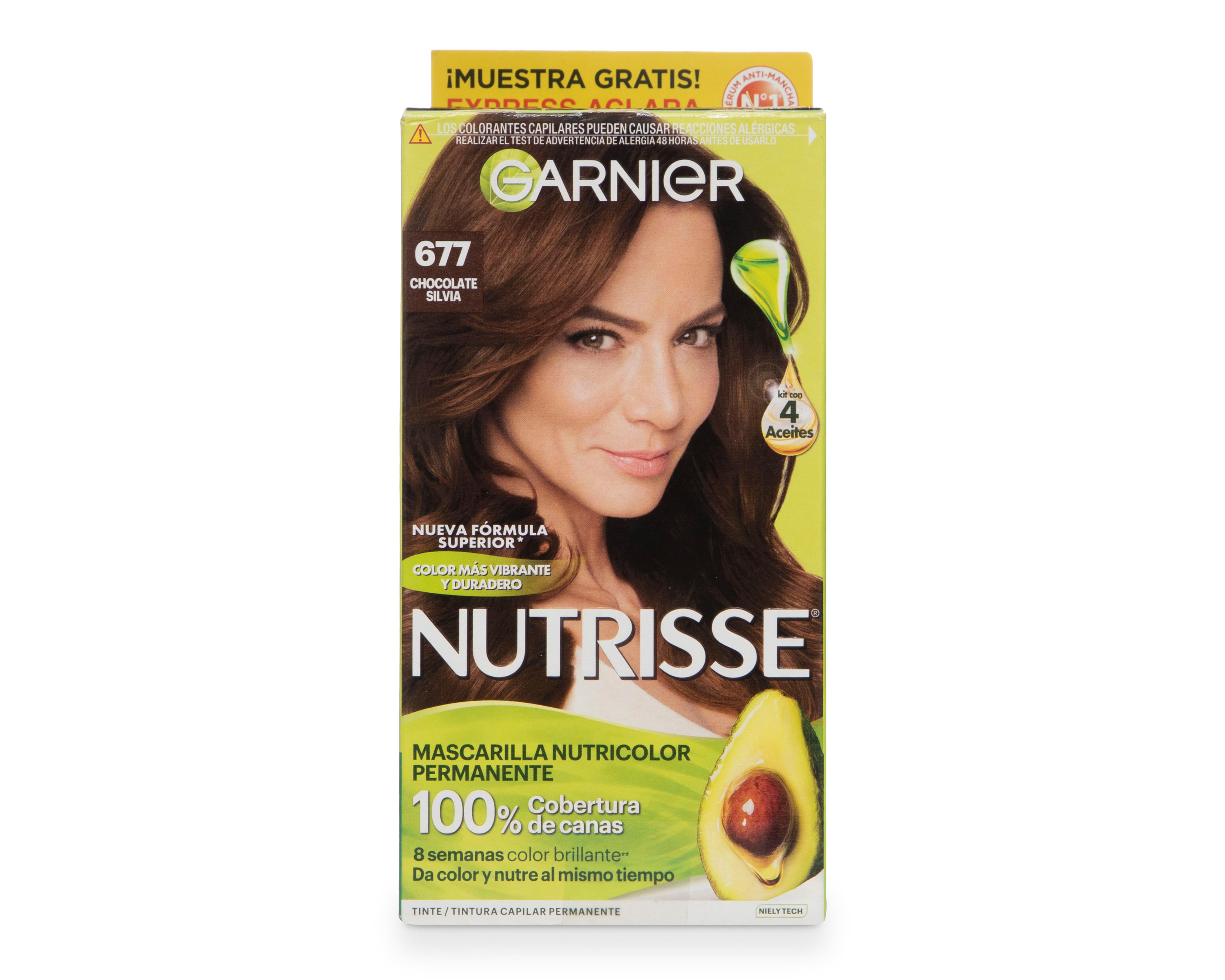 Foto 2 pulgar | Tinte para Cabello Garnier Nutrisse 677 Chocolate Silvia