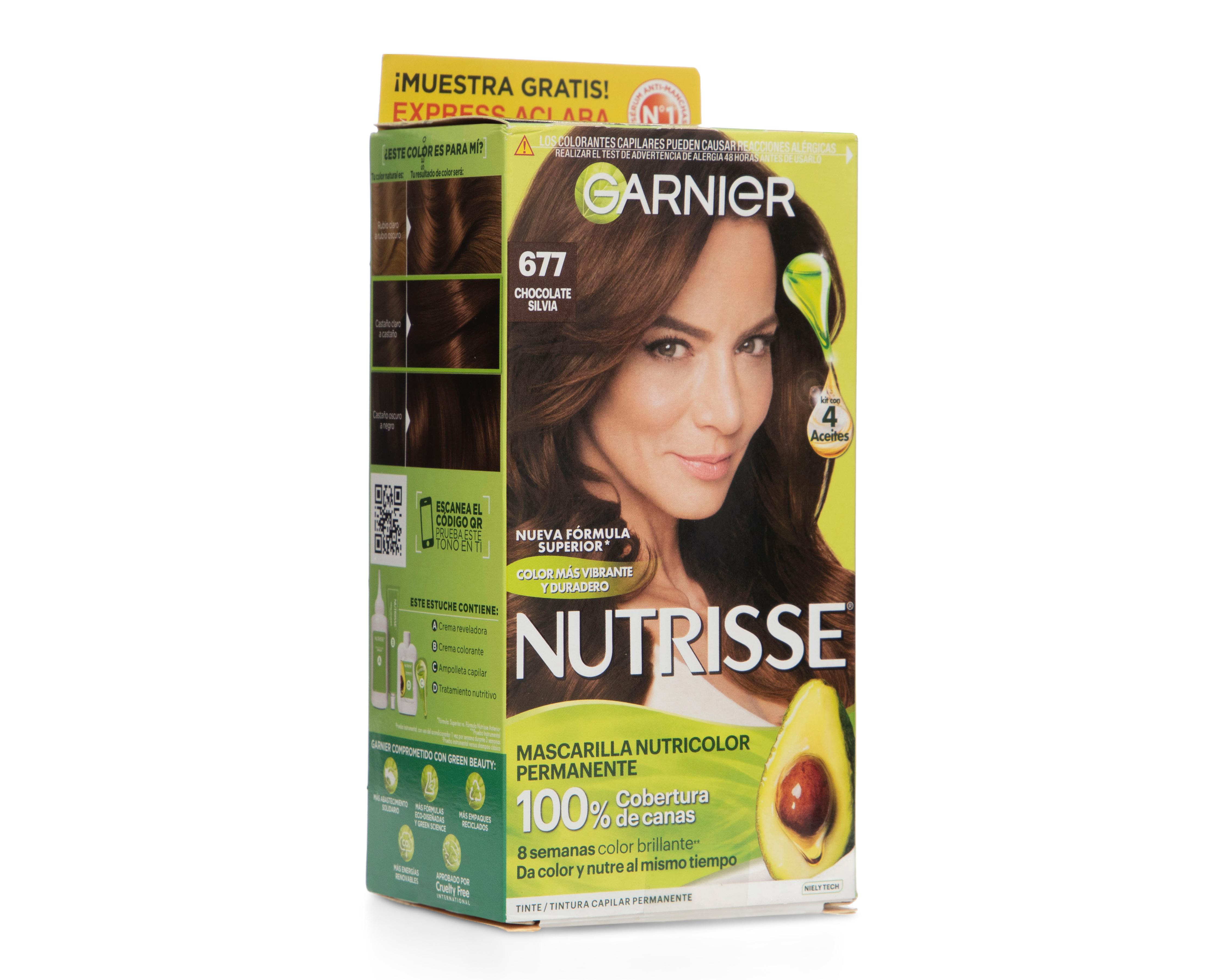 Foto 3 pulgar | Tinte para Cabello Garnier Nutrisse 677 Chocolate Silvia