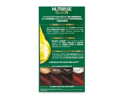 Foto 2 | Tinte para Cabello Garnier Nutrisse 6.66 Rubio Rojizo Profundo